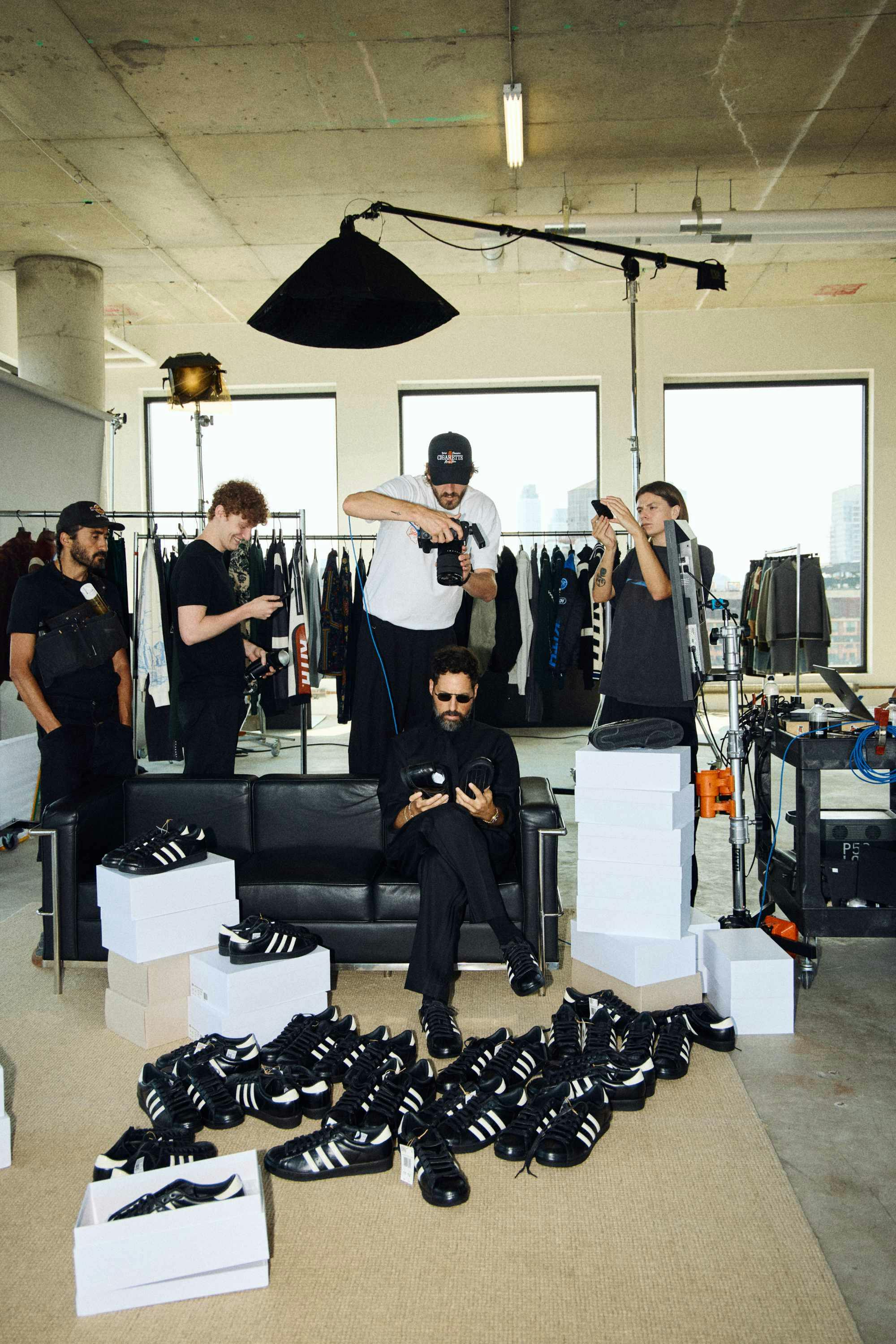 kith adidas superstar black tie sneaker collab ronnie fieg interview