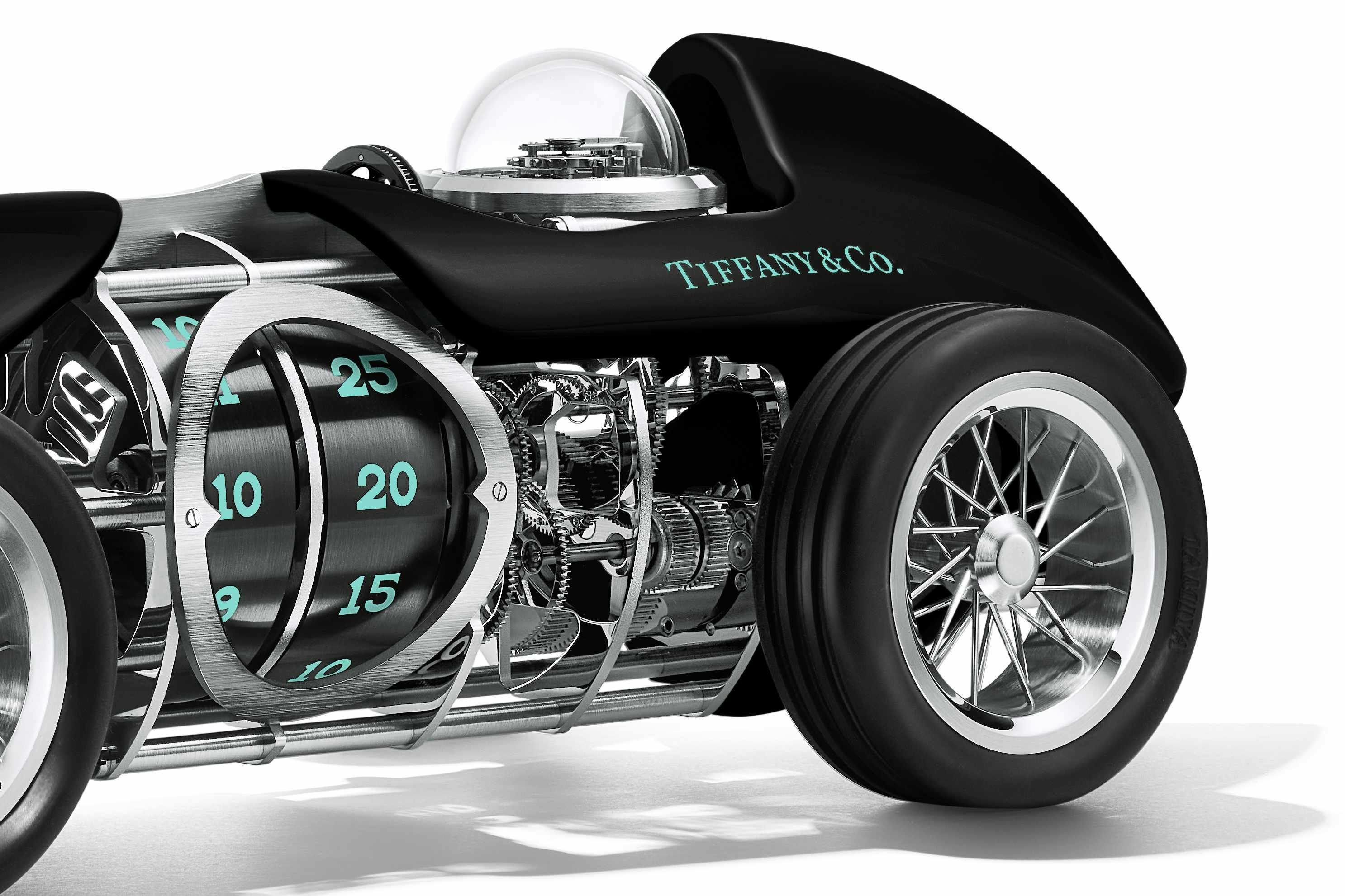 tiffany time objects car airplane clock speed airways diamond