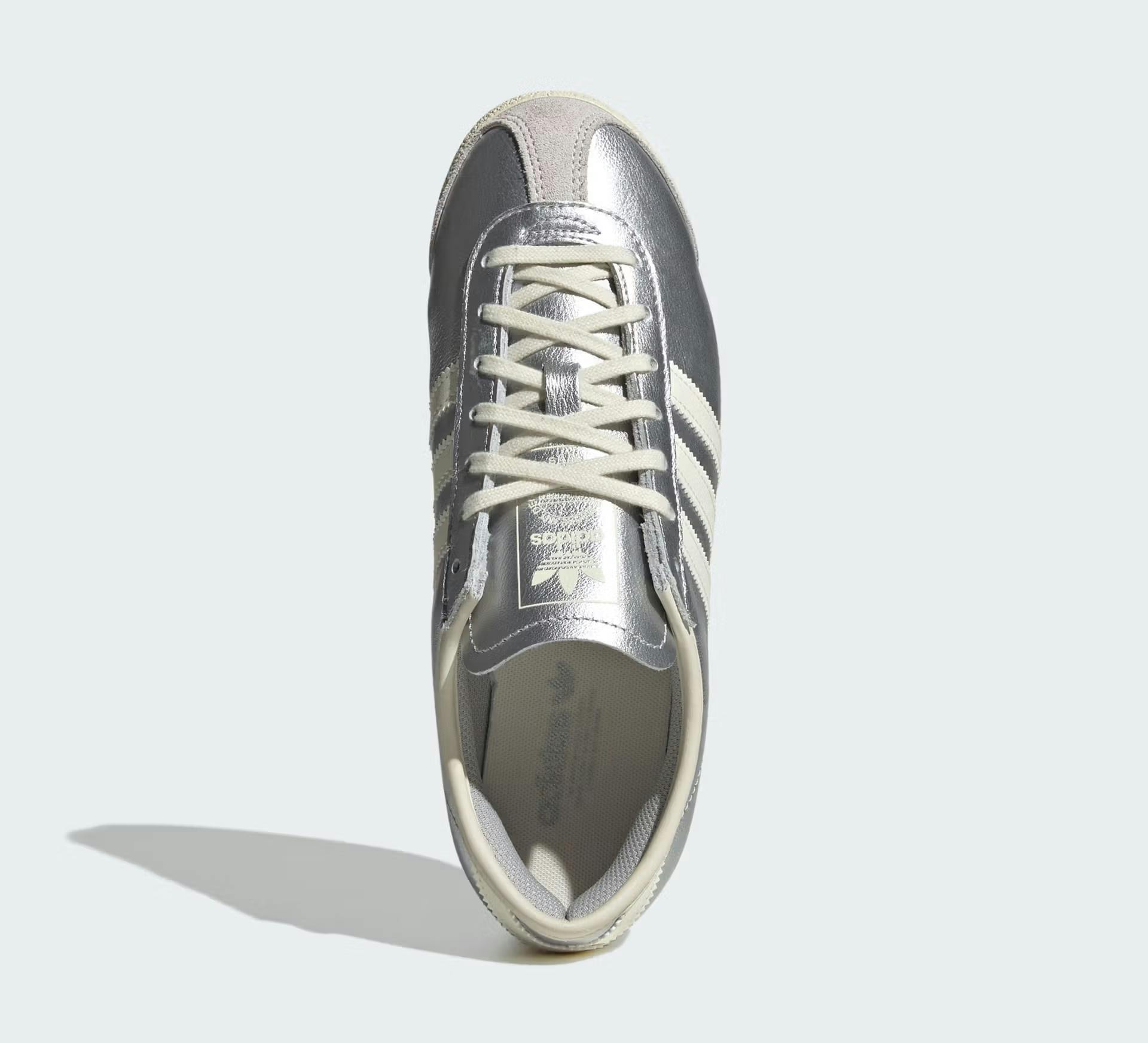 adidas sneakers, adidas Italia sneakers, silver adidas sneakers