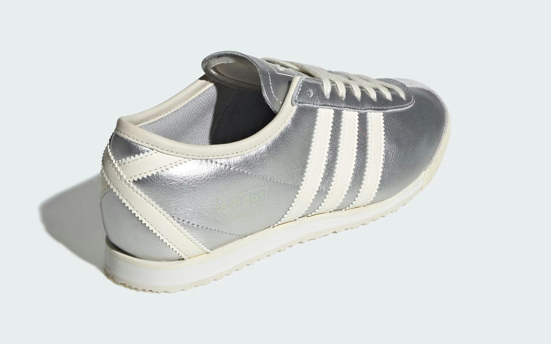 adidas sneakers, adidas Italia sneakers, silver adidas sneakers