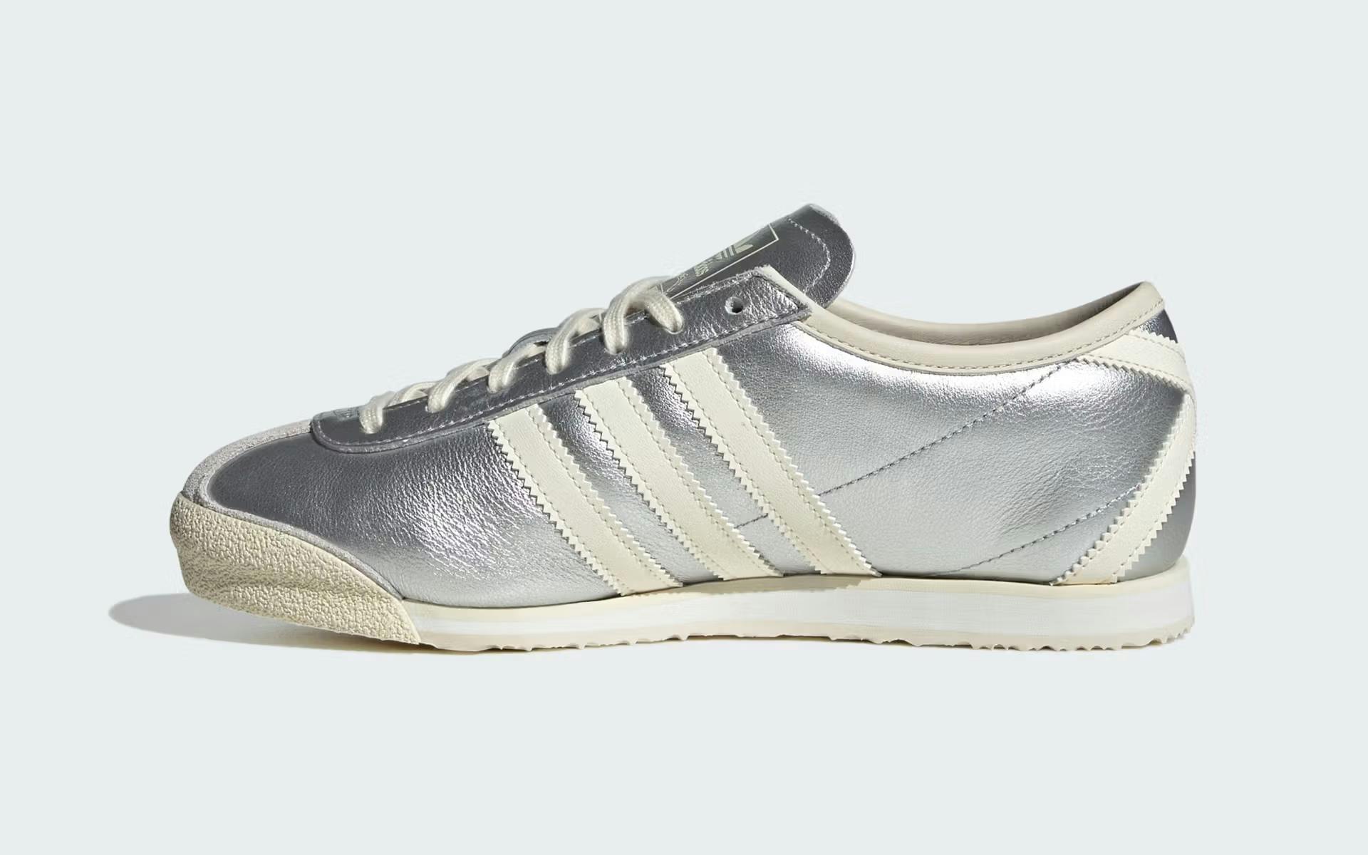 adidas sneakers, adidas Italia sneakers, silver adidas sneakers