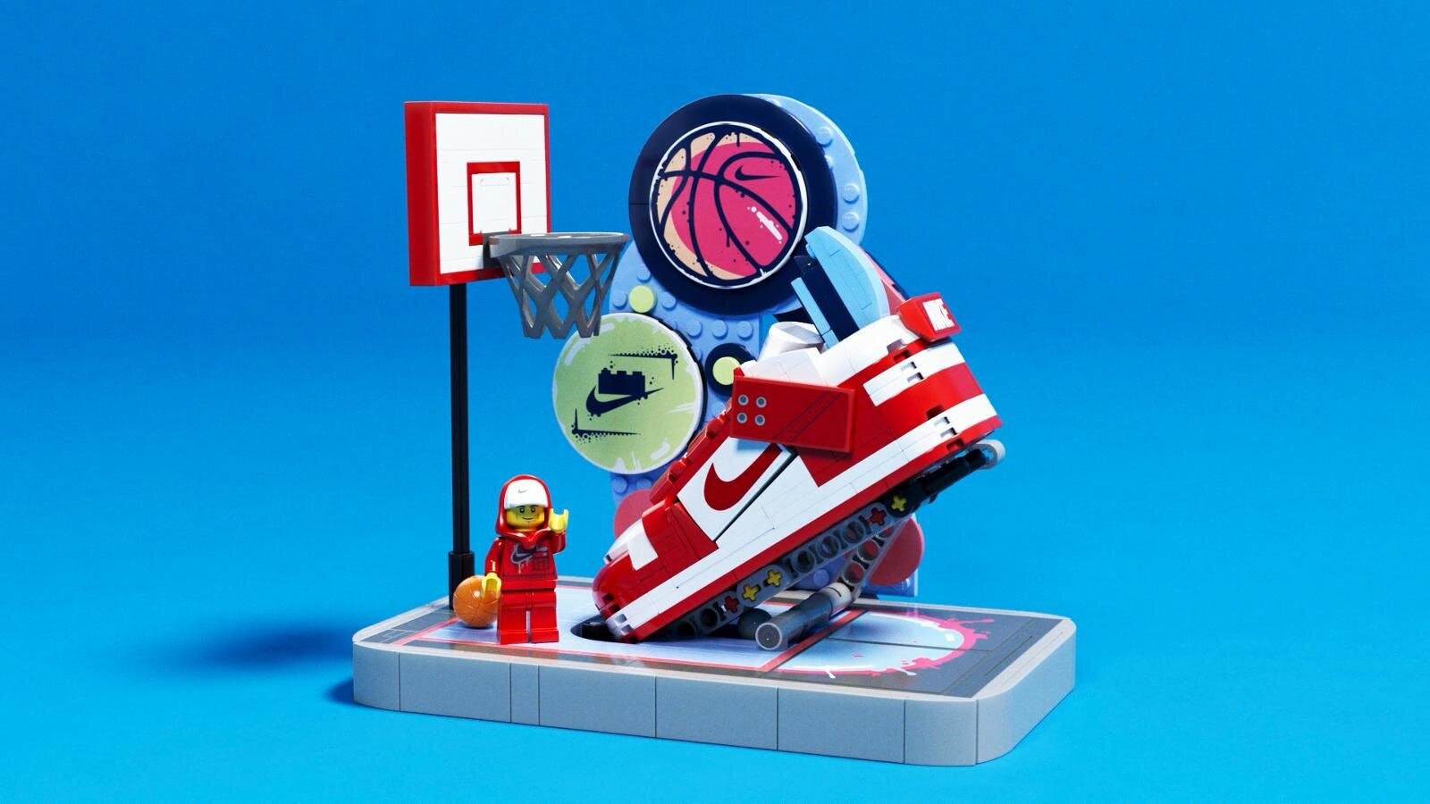 LEGO/Nike build Dunk set