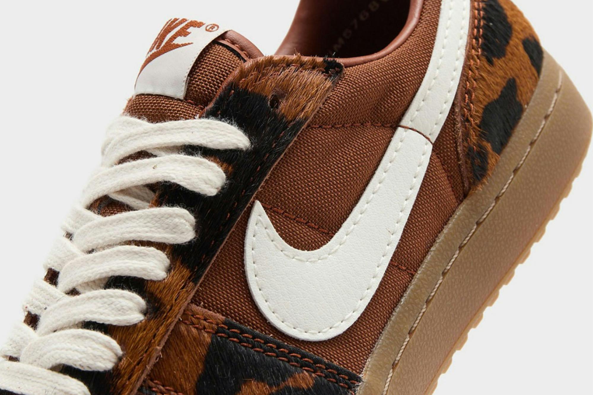 nike field general cow print cinnamon