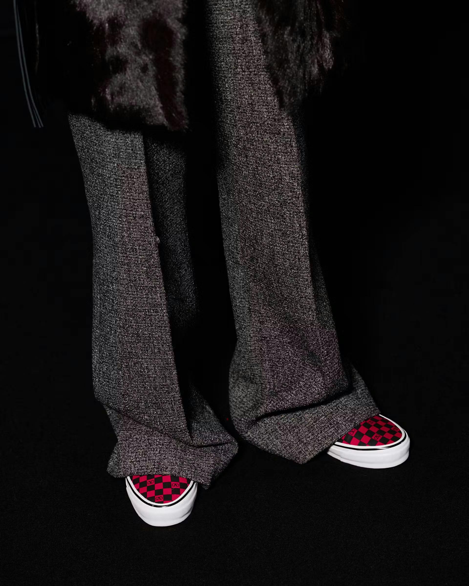 Valentino Vans, Colorful Valentino Vans, Colorful Valentino Vans-like sneakers, "V" Vans authentic