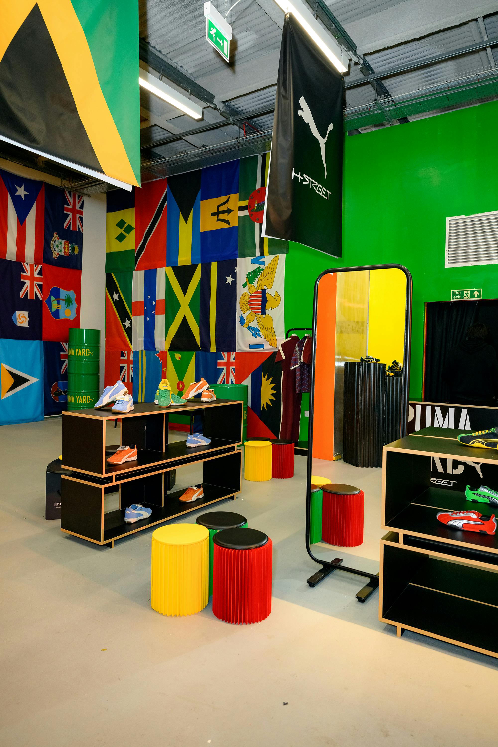 PUMA H-Street Jamaican colorway at Notting Hill Carnival