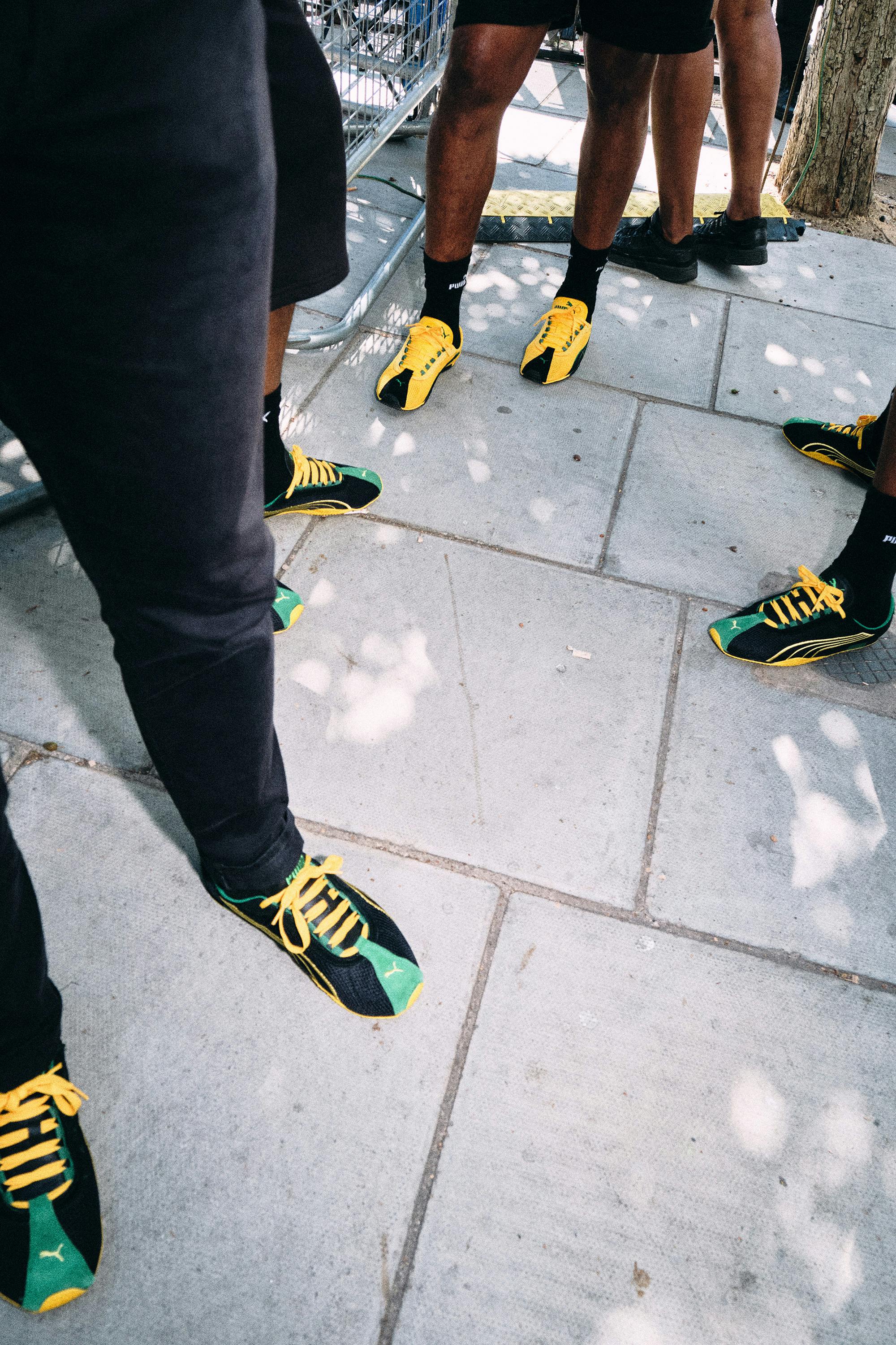 PUMA H-Street Jamaican colorway at Notting Hill Carnival