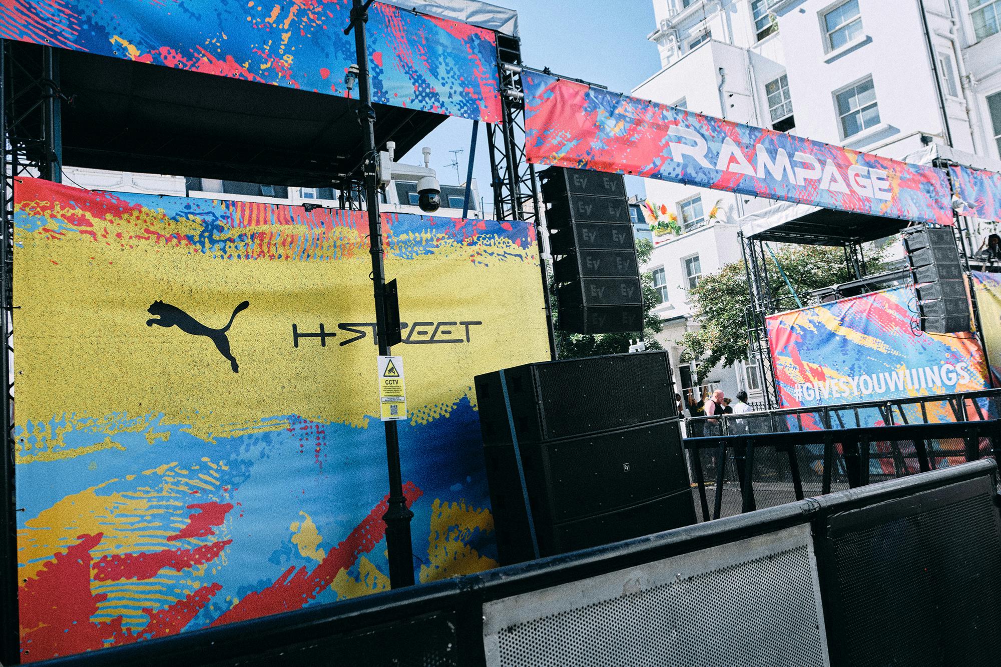 PUMA H-Street Jamaican colorway at Notting Hill Carnival