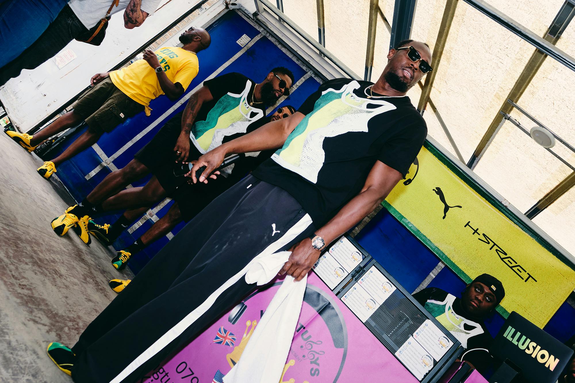 PUMA H-Street Jamaican colorway at Notting Hill Carnival