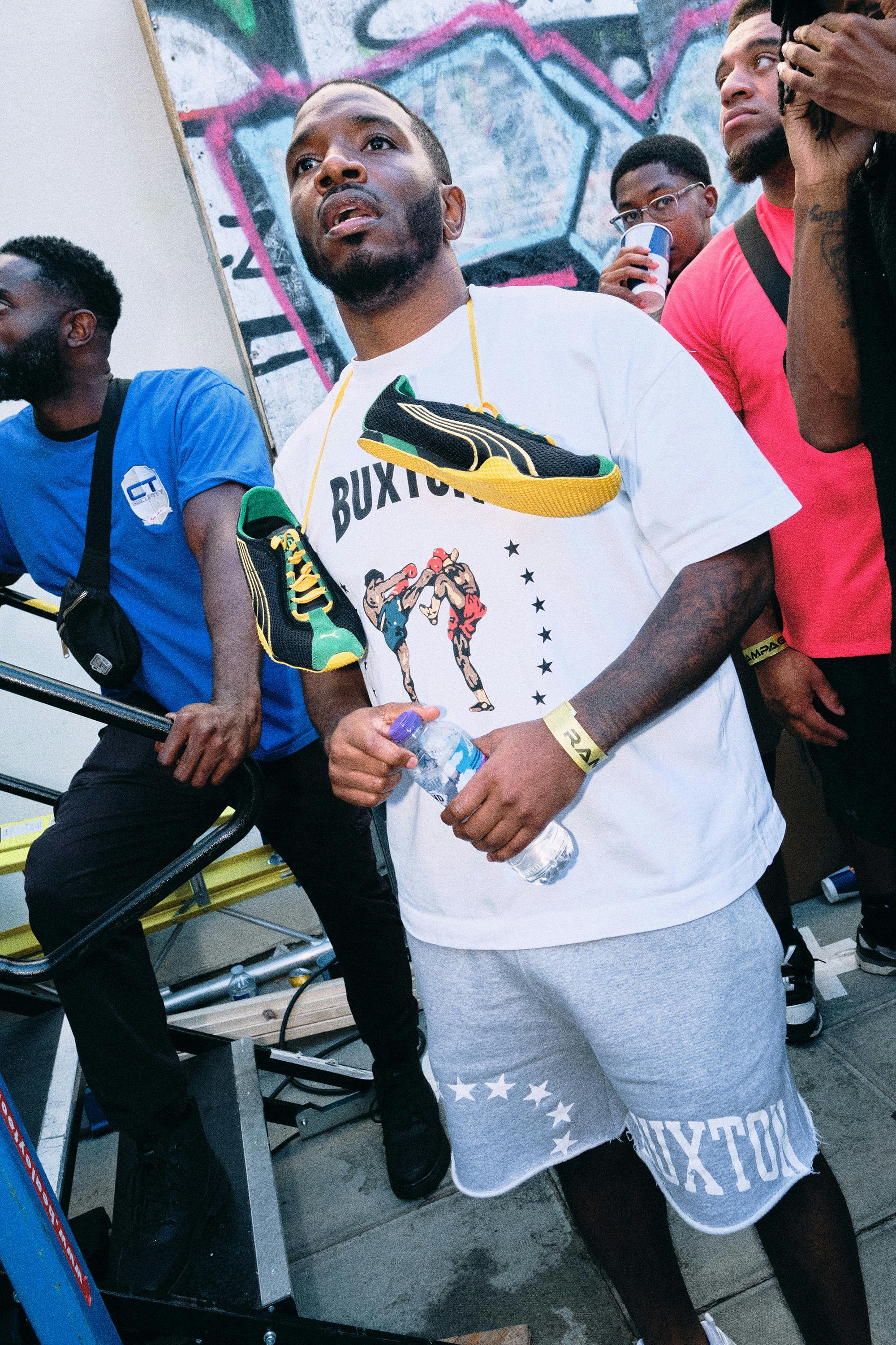 PUMA H-Street Jamaican colorway at Notting Hill Carnival