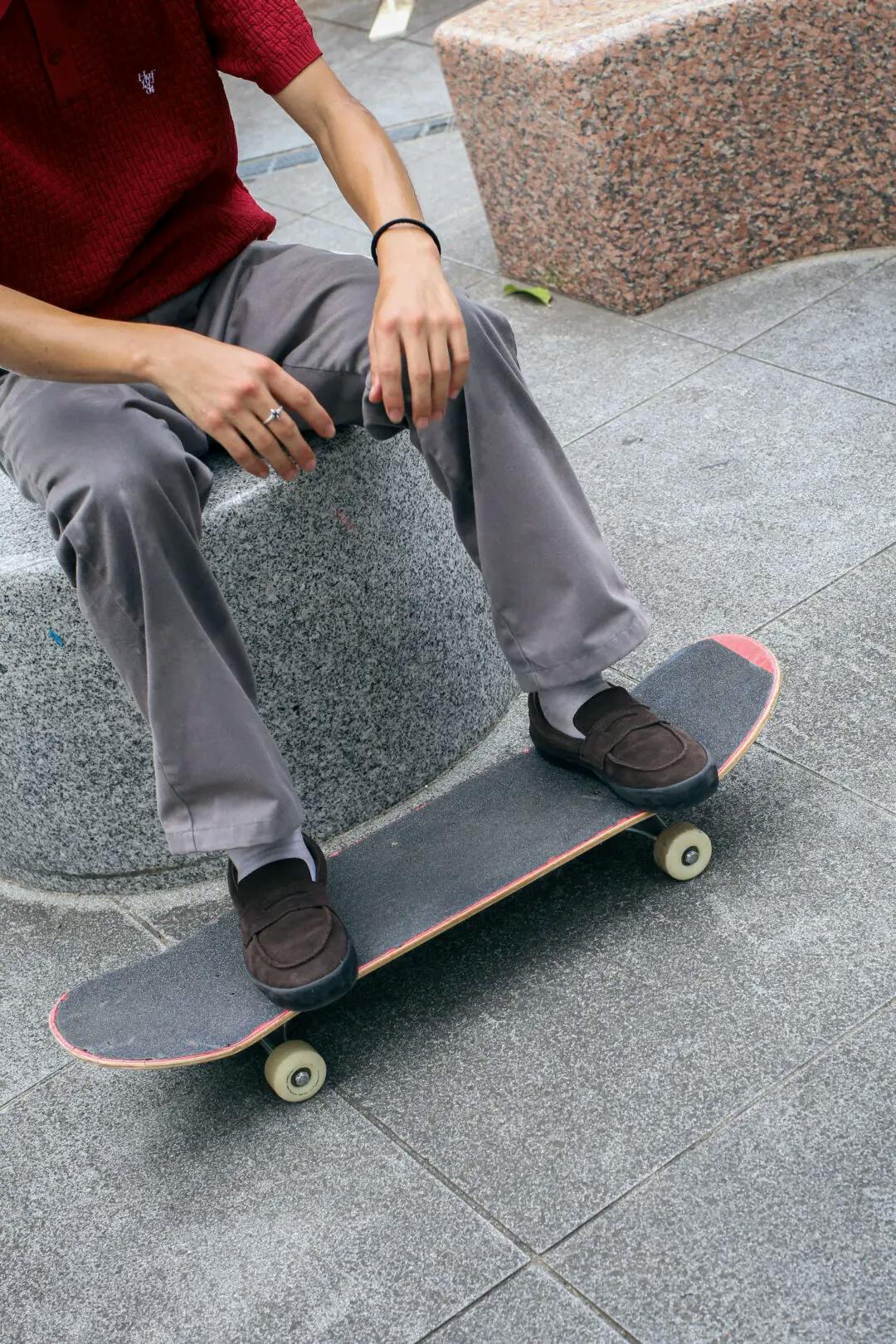 Vans skate loafers