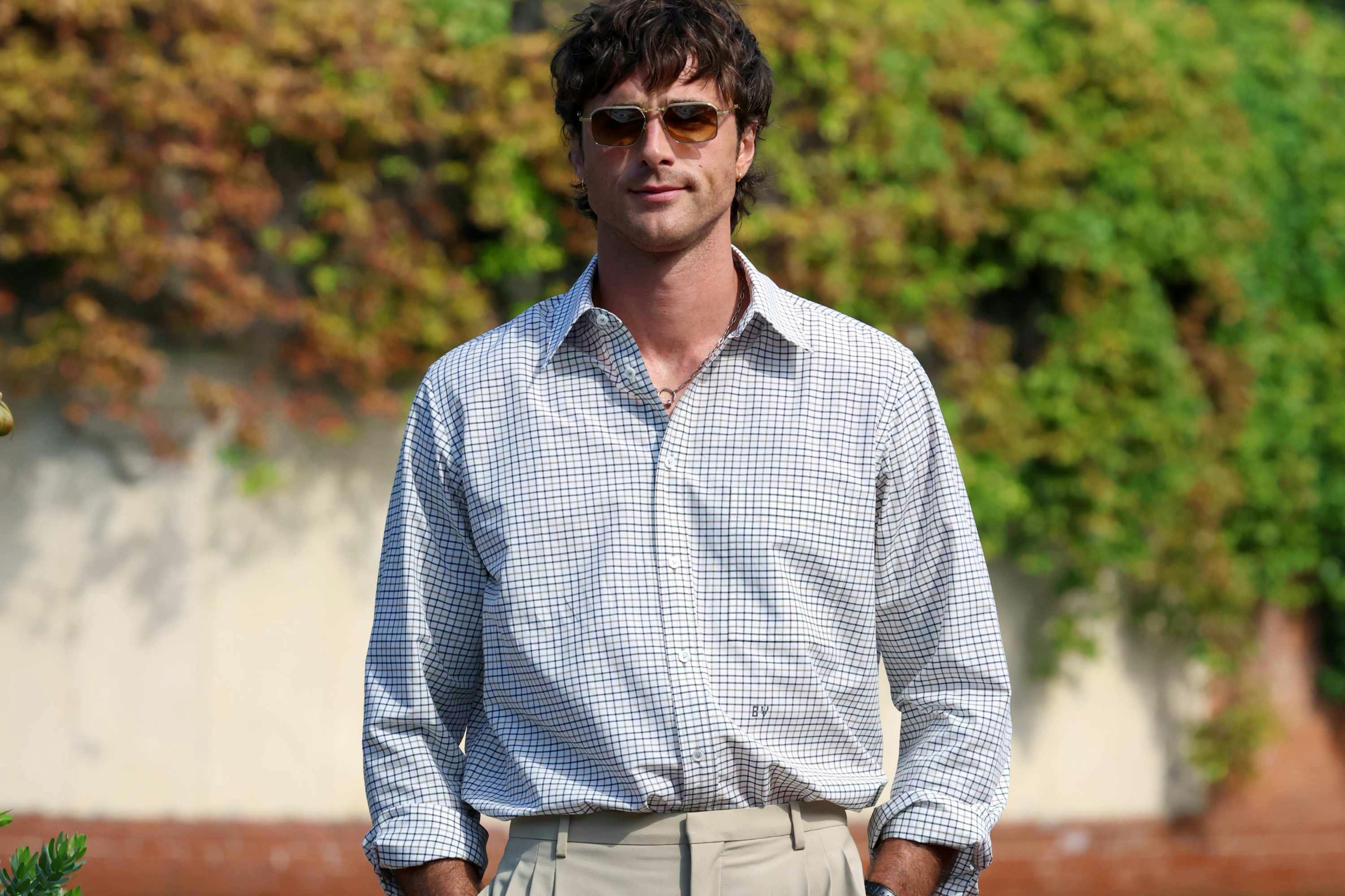 jacob elordi bottega veneta louise trotter menswear venice film festival