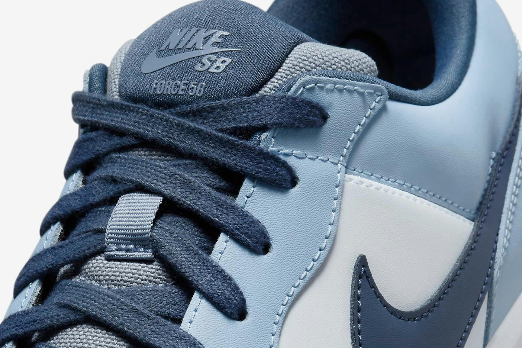 nike sb force sneaker in denim