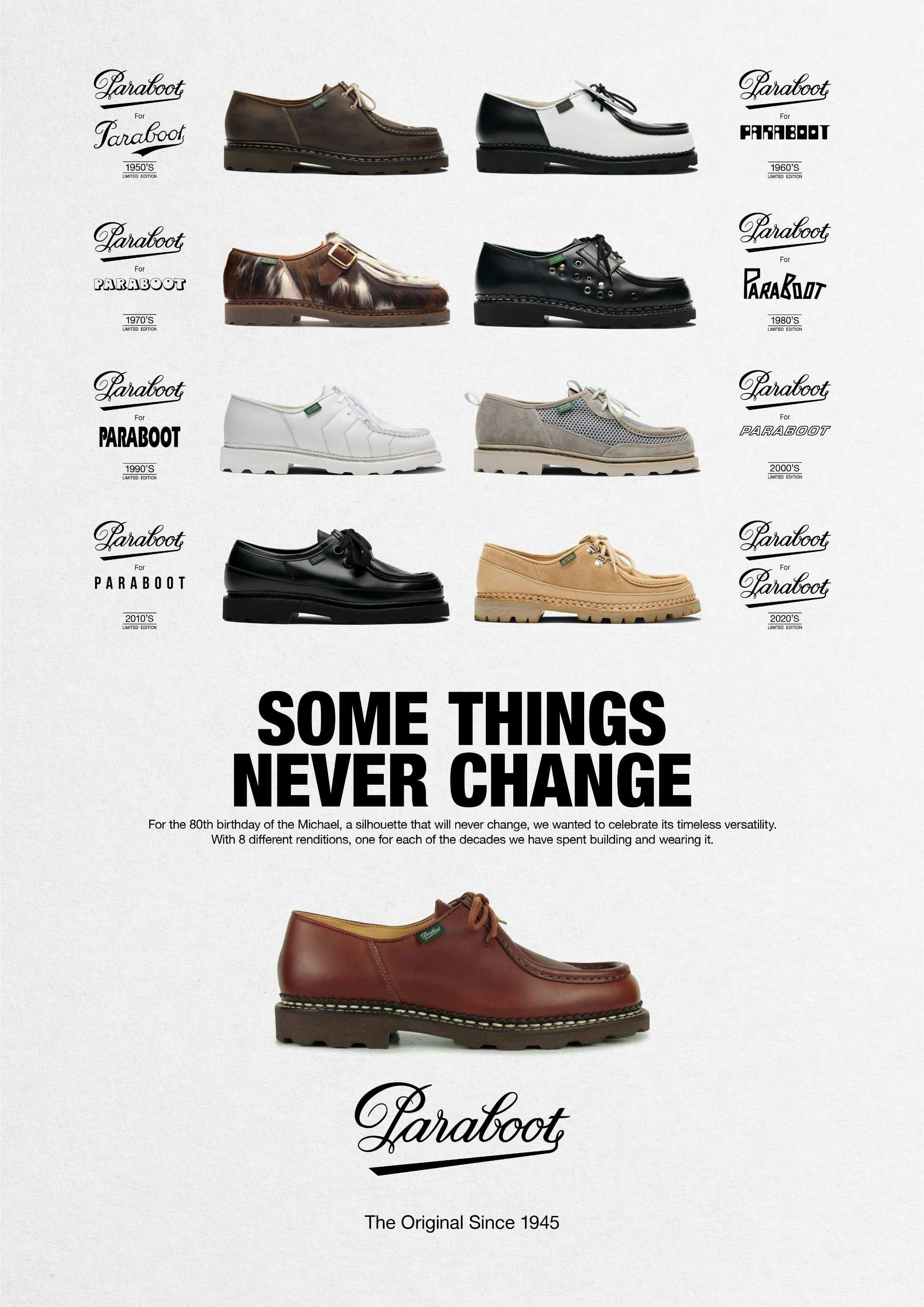 paraboot michael 80th anniversary