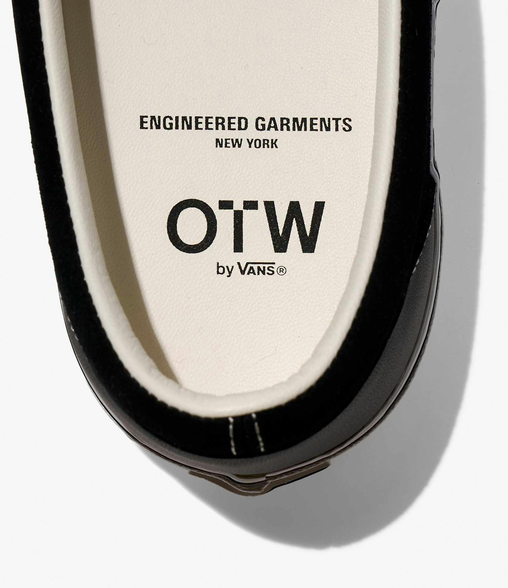 engineered garments vans slip on sneaker store exclusive colorways navy black