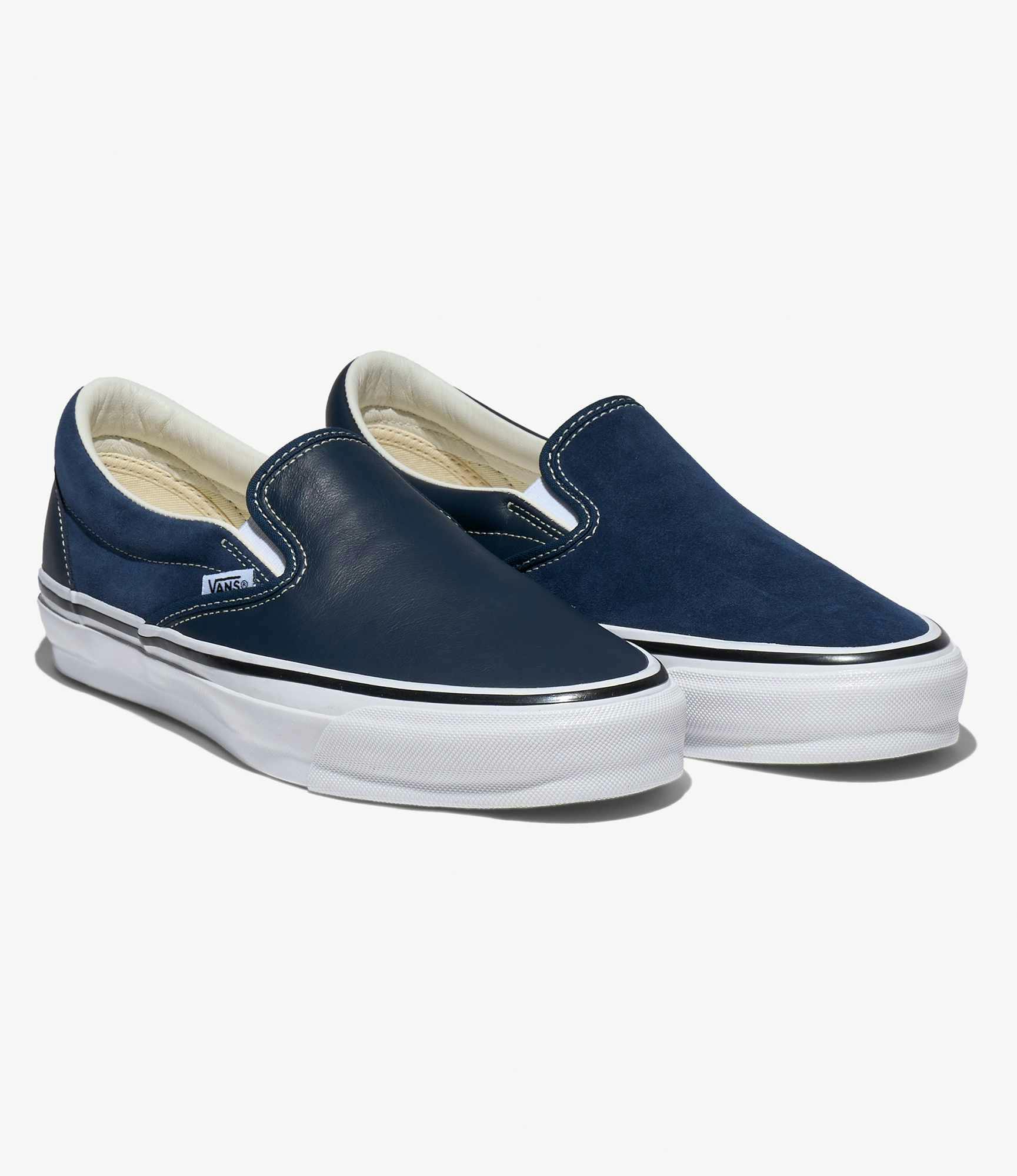 engineered garments vans slip on sneaker store exclusive colorways navy black