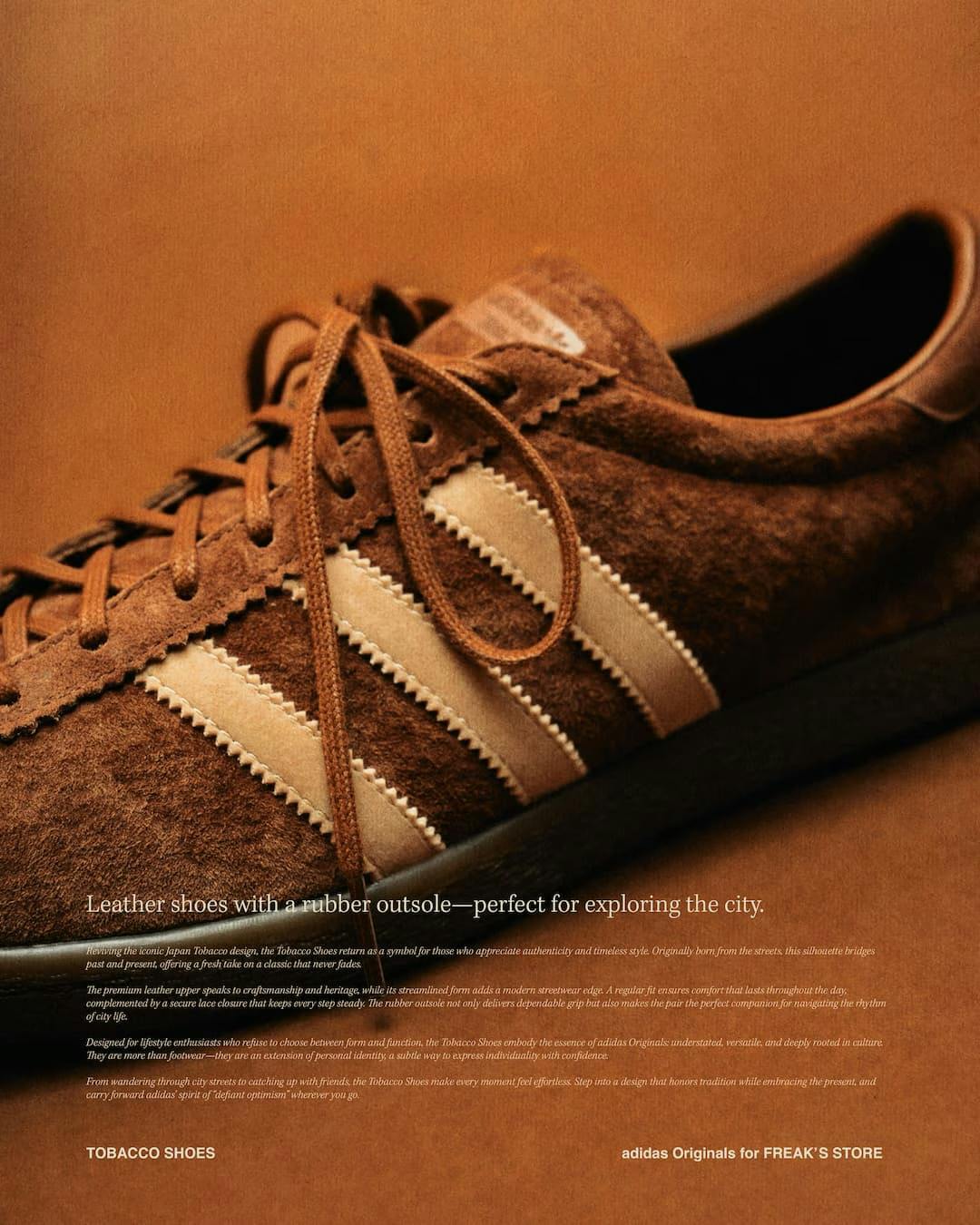 Freak's Store adidas tobacco preloved brown