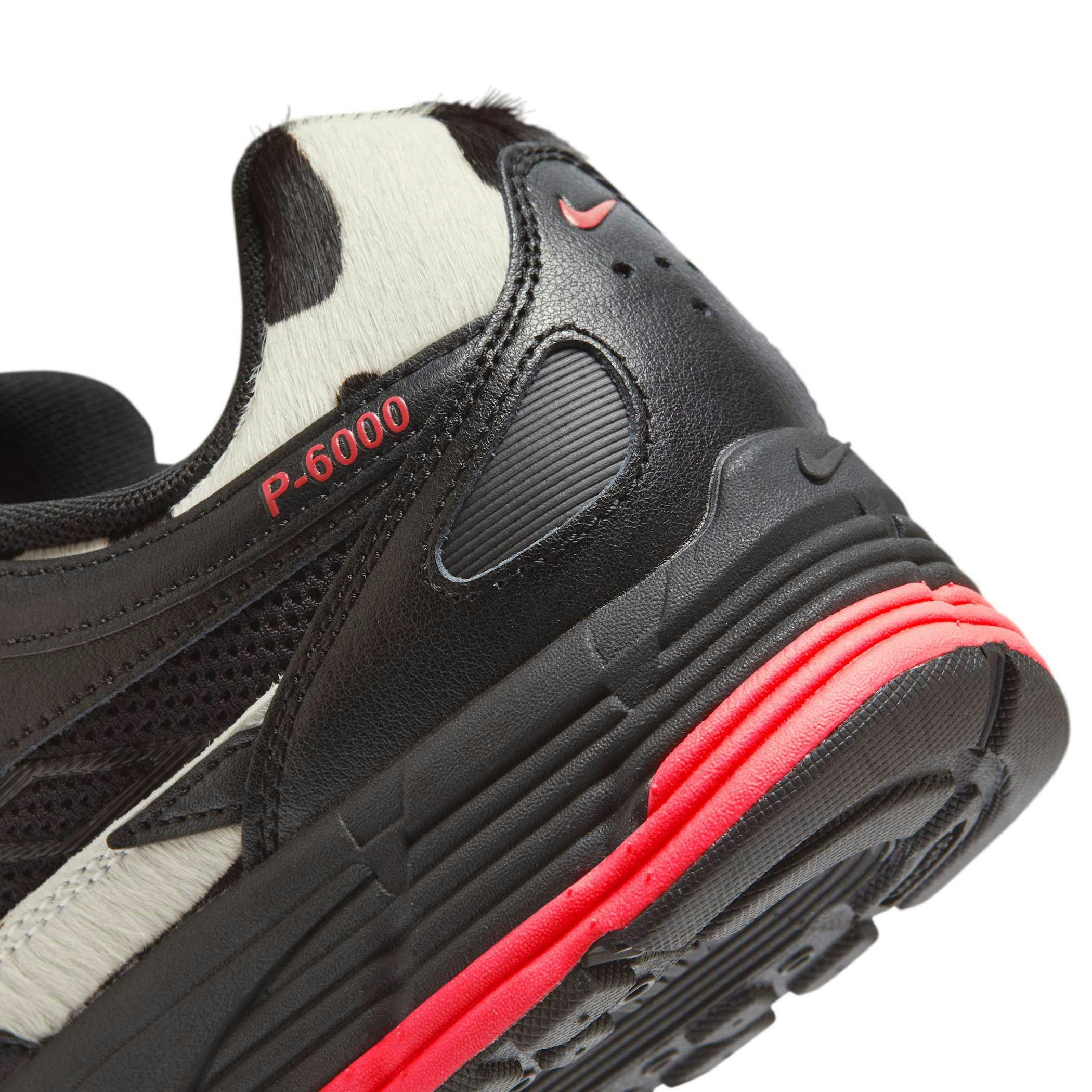 nike p-6000 zebra black red