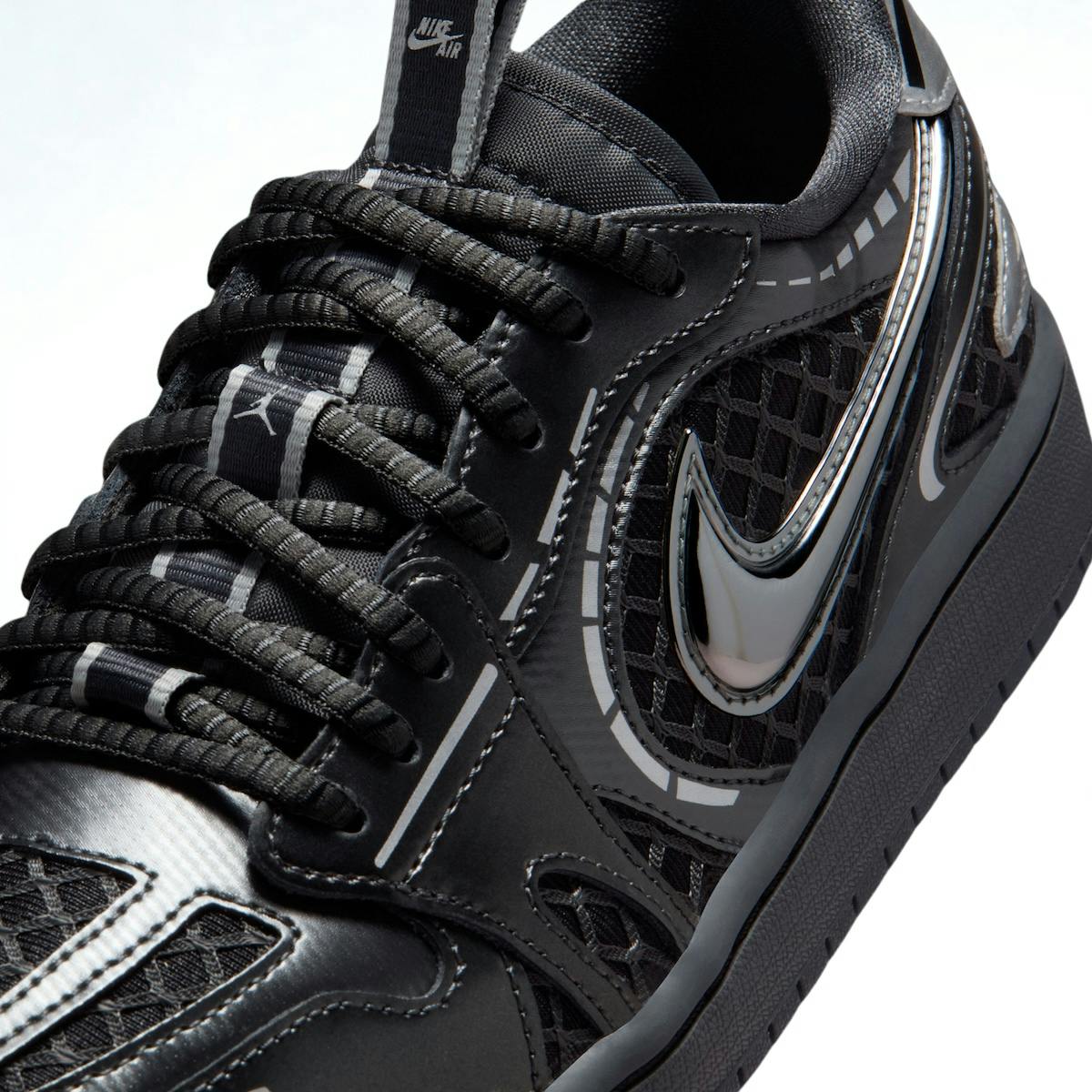 Air Jordan 1 Low Method of Make V3 “Black/Metallic Silver”