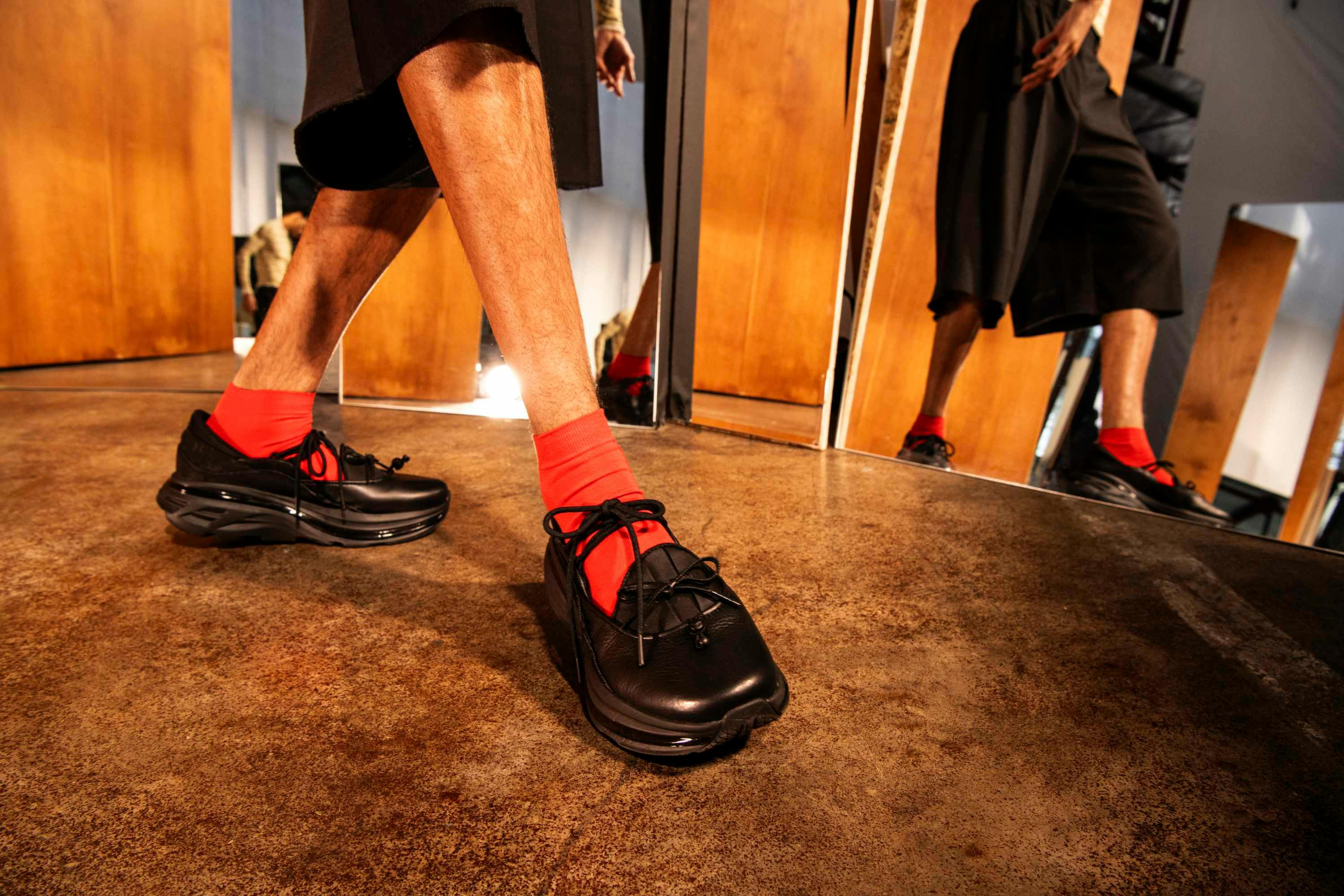 hoka bondi mary jane sneaker