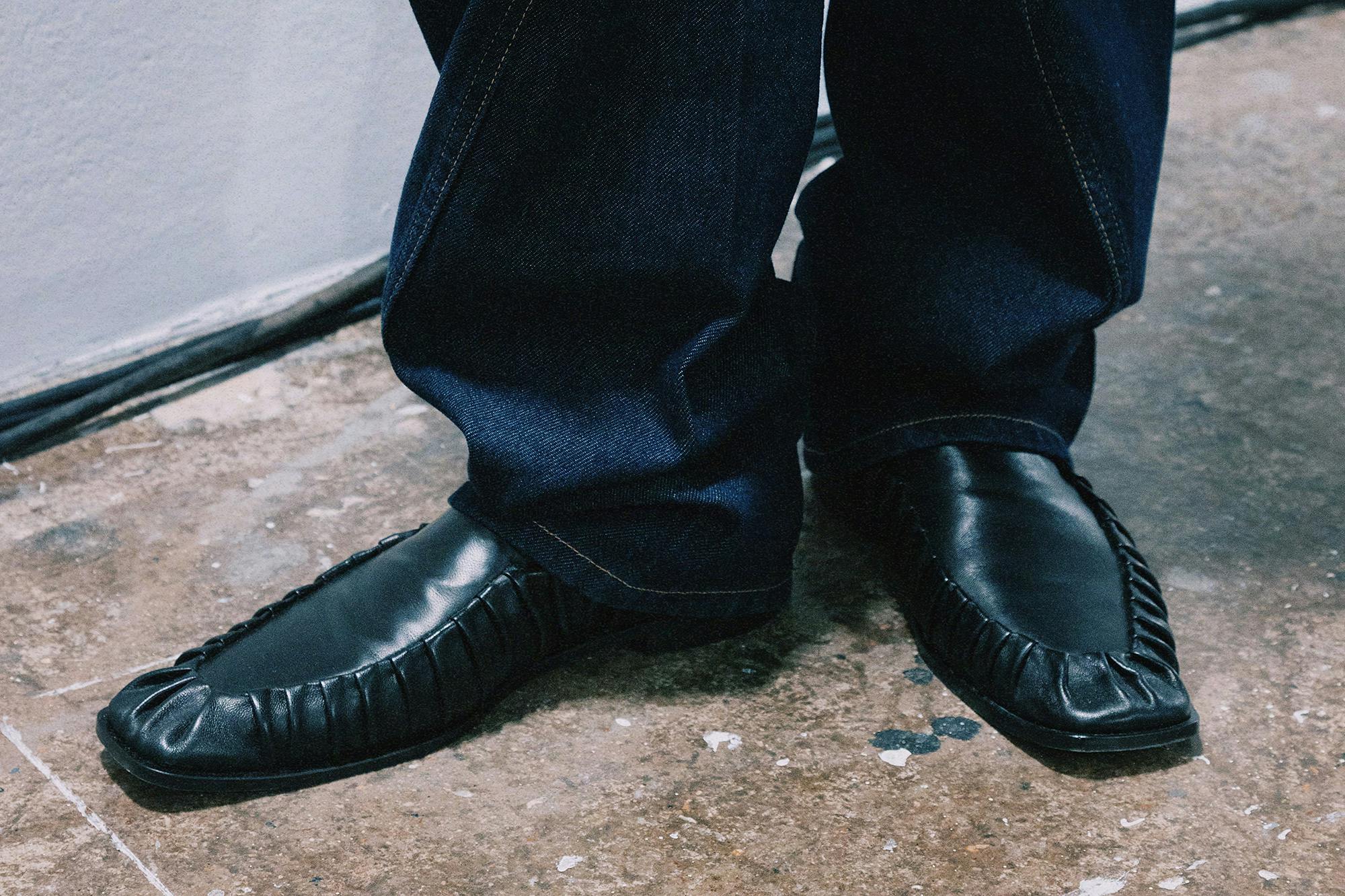scrunch loafers harry styles bianca saunders the row saint laurent
