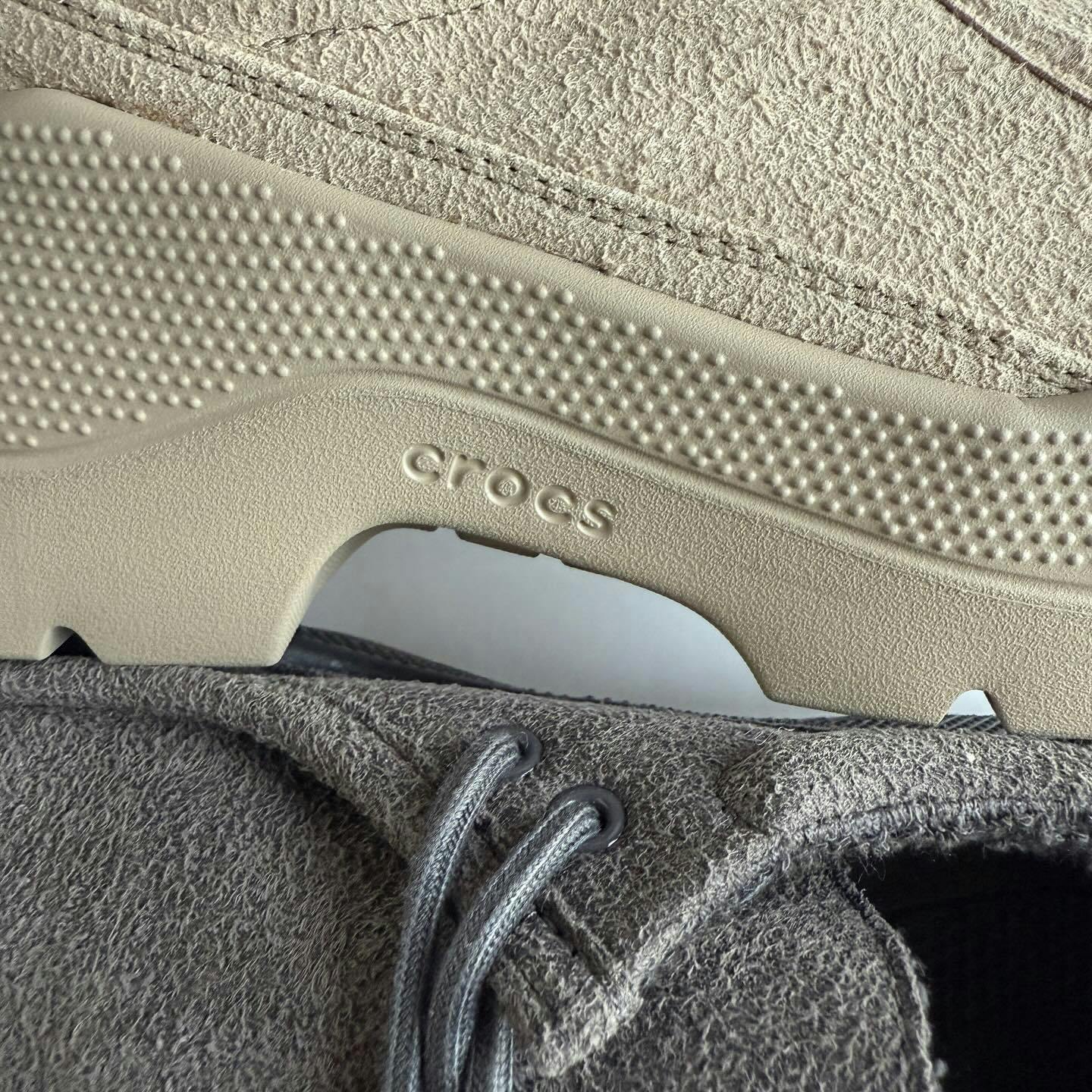 crocs suede sneaker loafer shoe