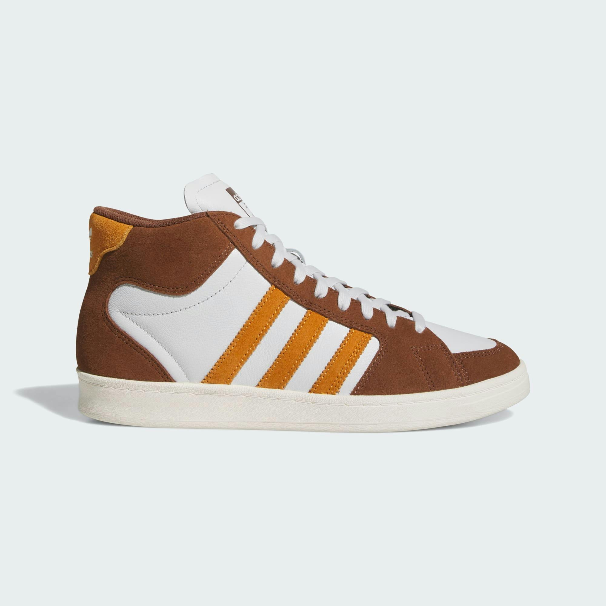 brown and orange adidas superskate sneaker