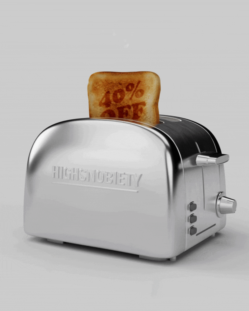40%OFF toaster gif