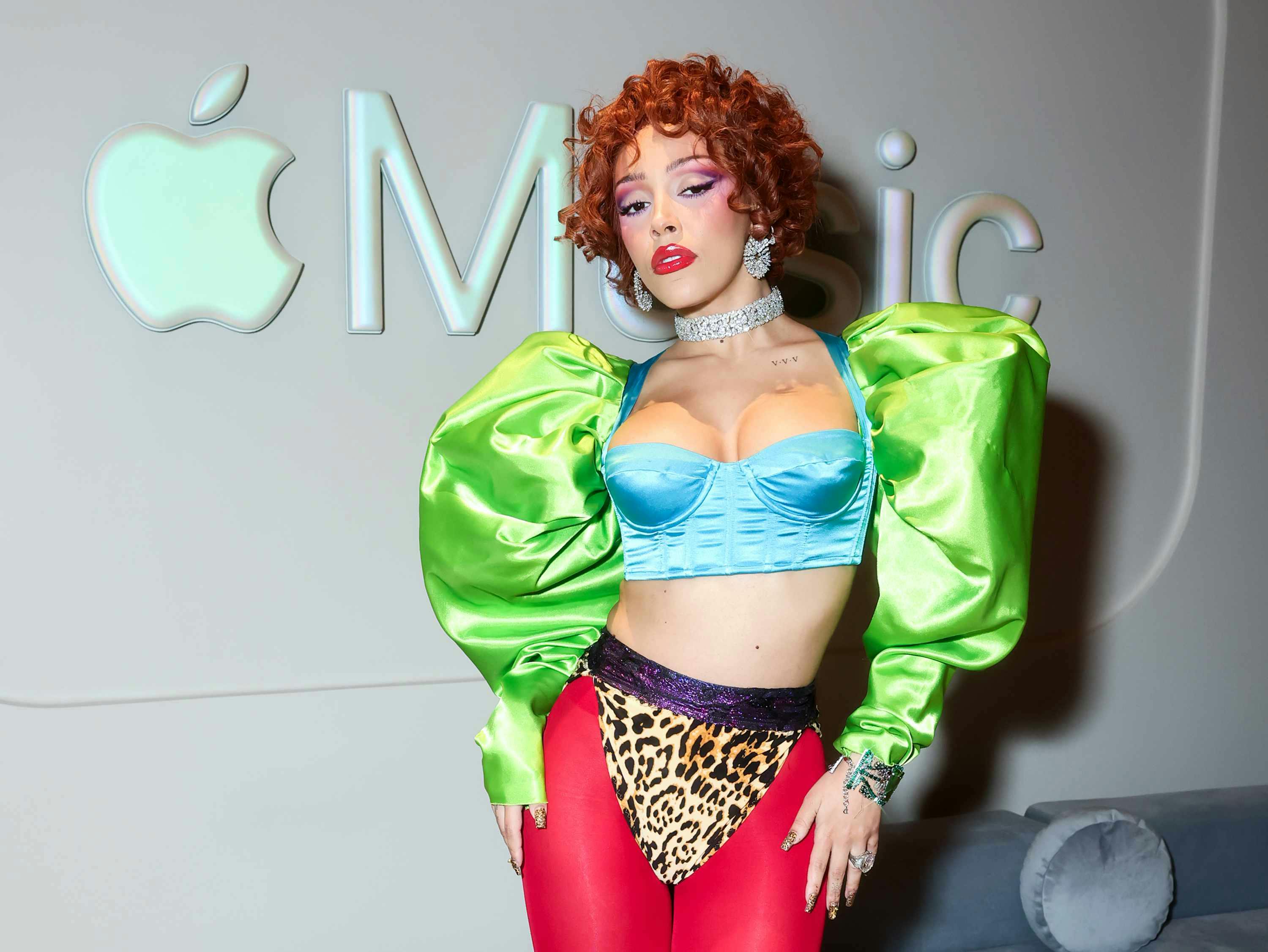Gunna, JID, and Doja Cat perform at Apple Music Studios in Los Angeles.