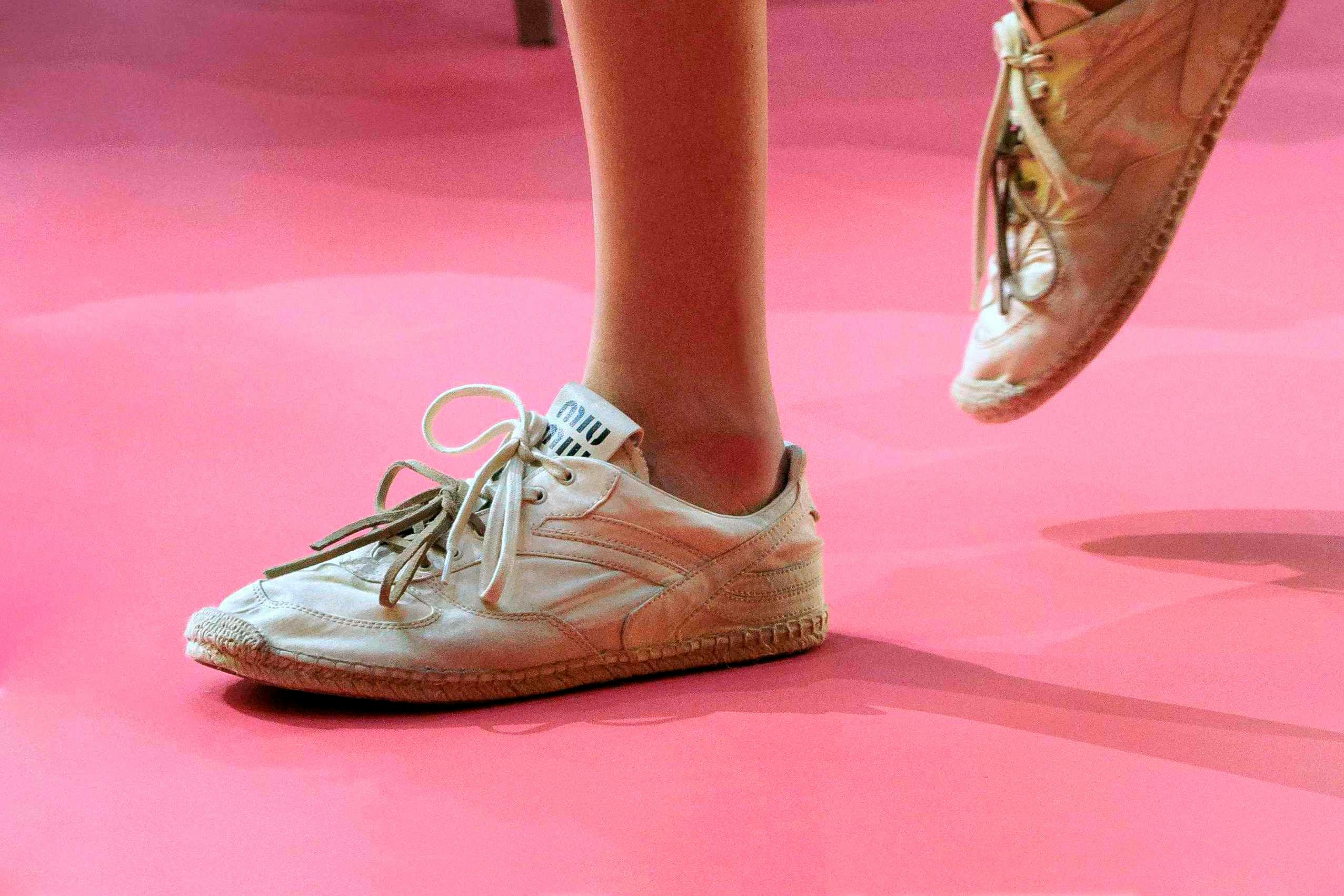 miu miu ss26 sneaker flat shoe espadrille