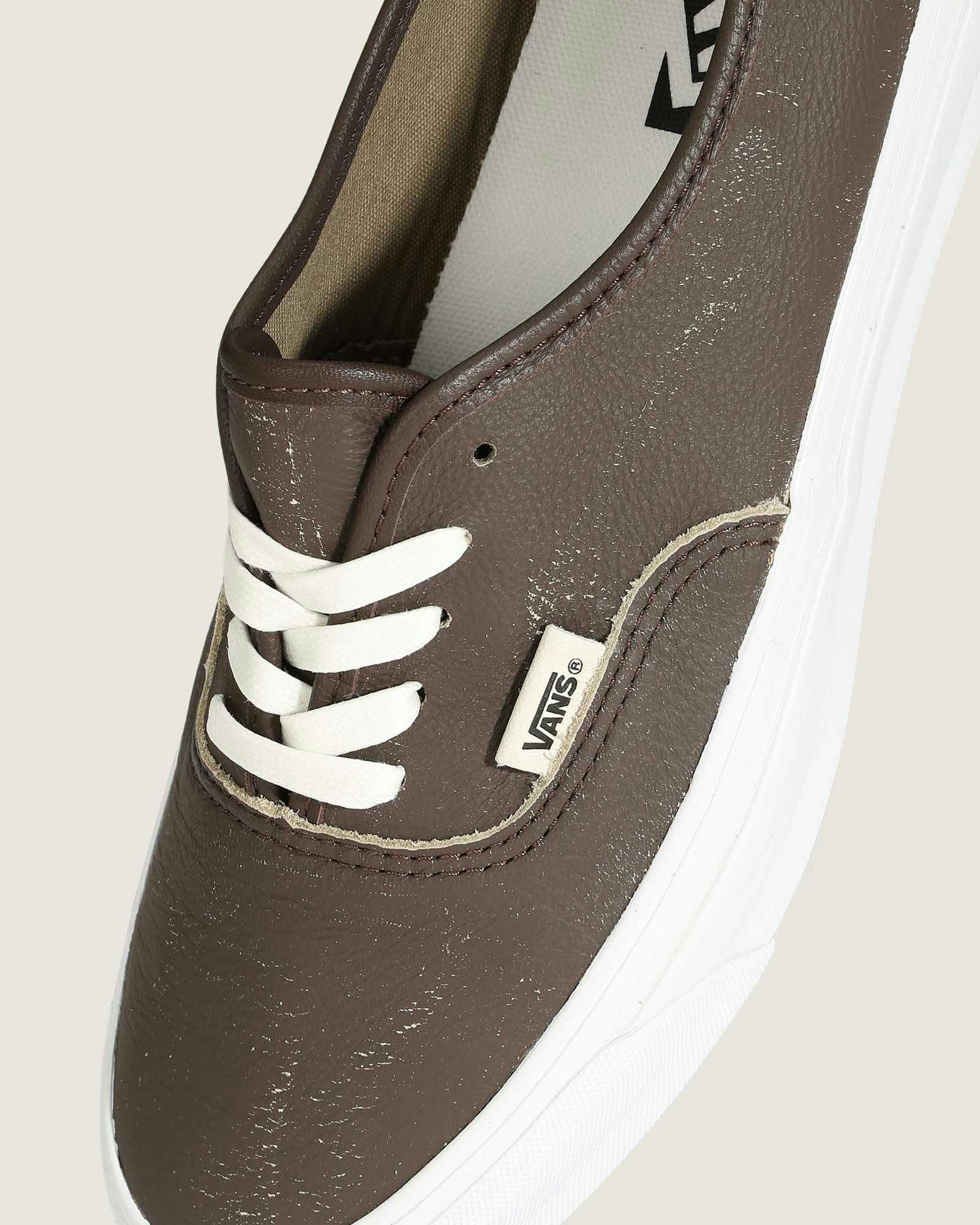 vans premium authentic aged leather