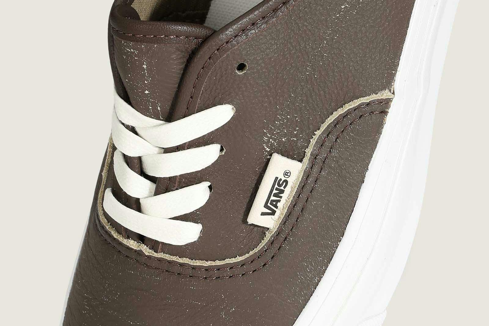 vans premium authentic aged leather