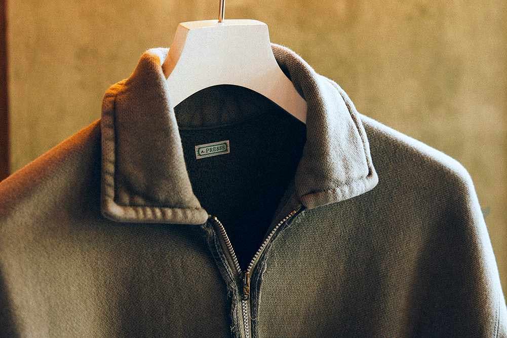 a.presse biotop sweaters fw25 collab grey