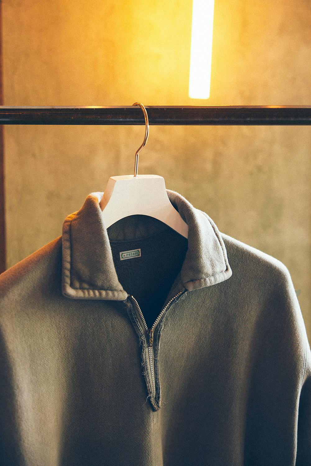 a.presse biotop sweaters fw25 collab grey