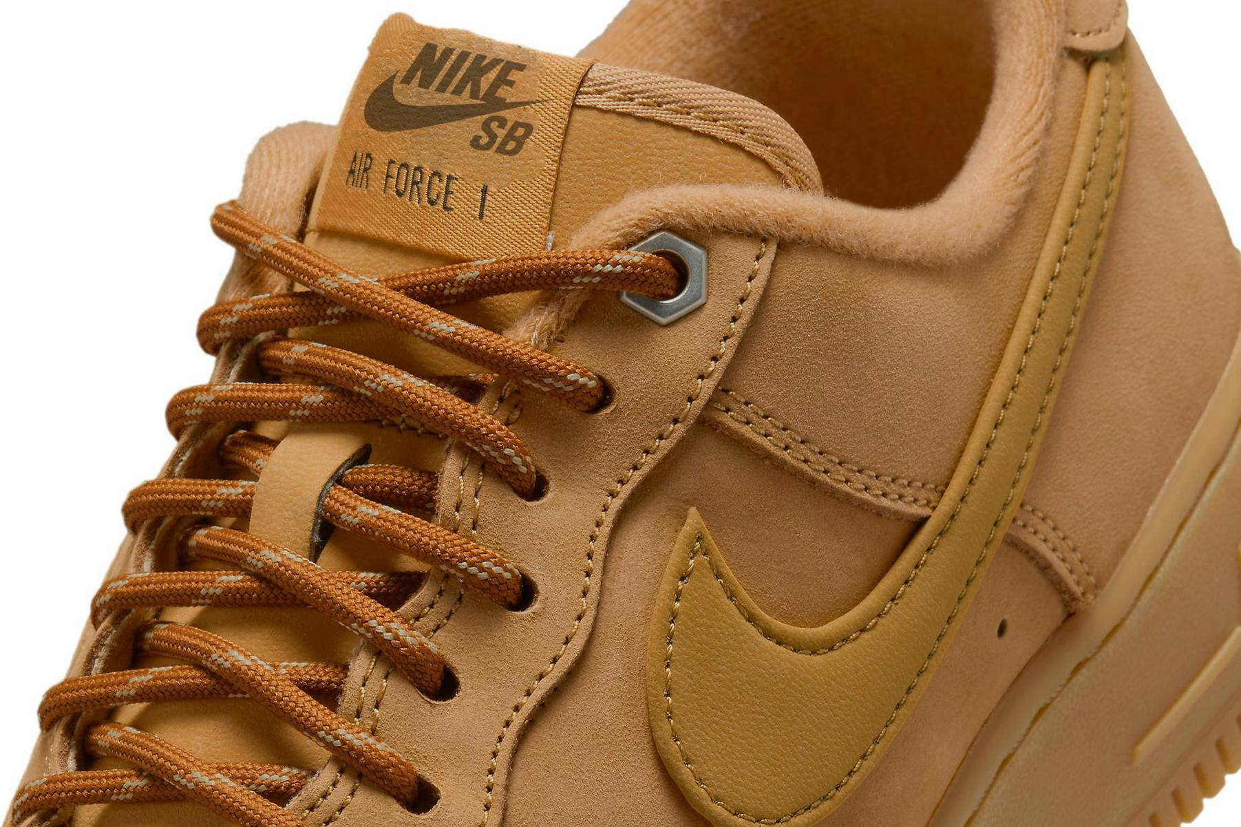nike sb air force 1 flax