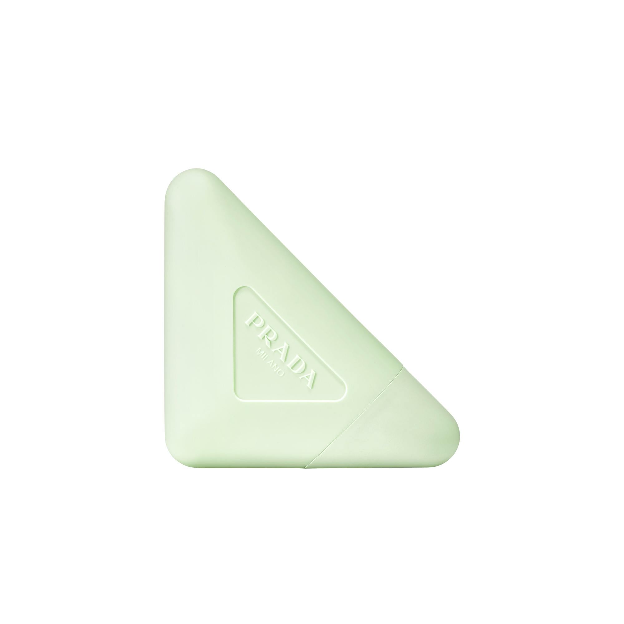 Green triangular Prada hand lotion
