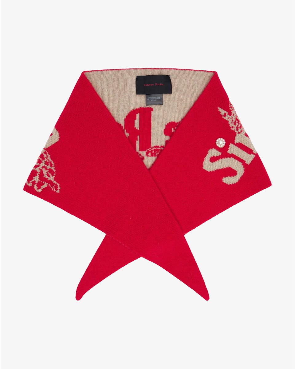 Knit Neckerchief Scarf