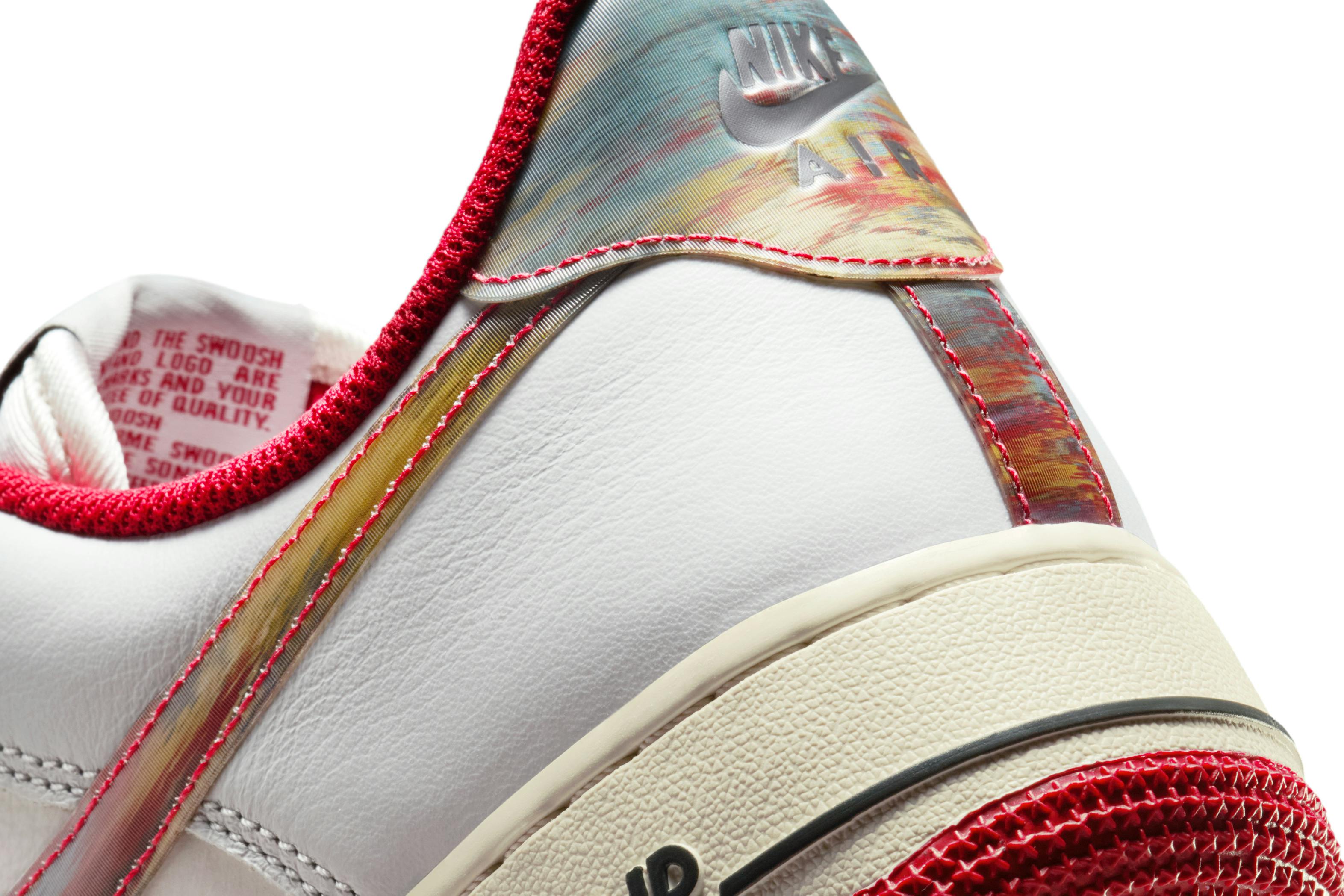nike air force 1 brushstrokes