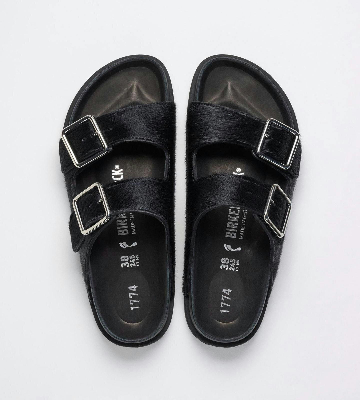 Birkenstock 1774 Becomes Berlin fur shearling sandals