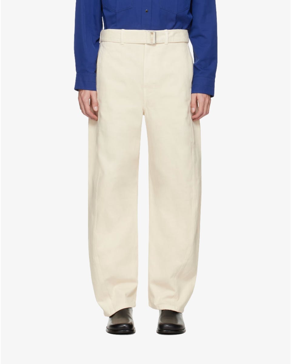 Off-White Twisted Belted Jeans