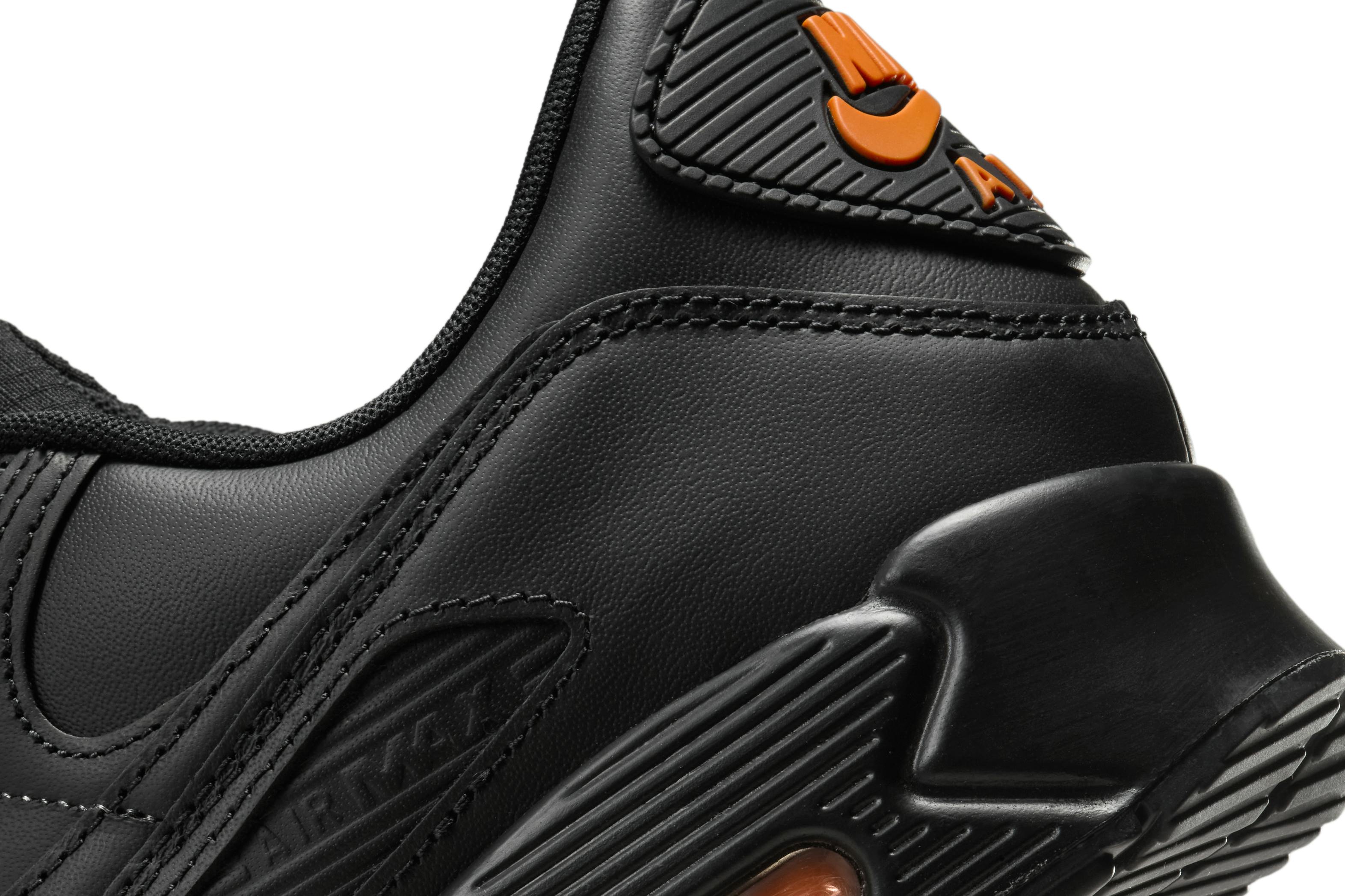nike air max 90 "black/safety orange"
