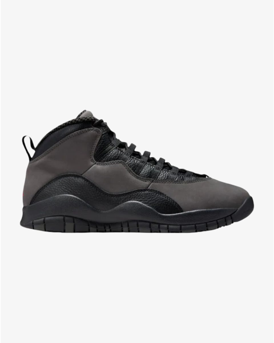 Air Jordan 10 Charred Grey and Black