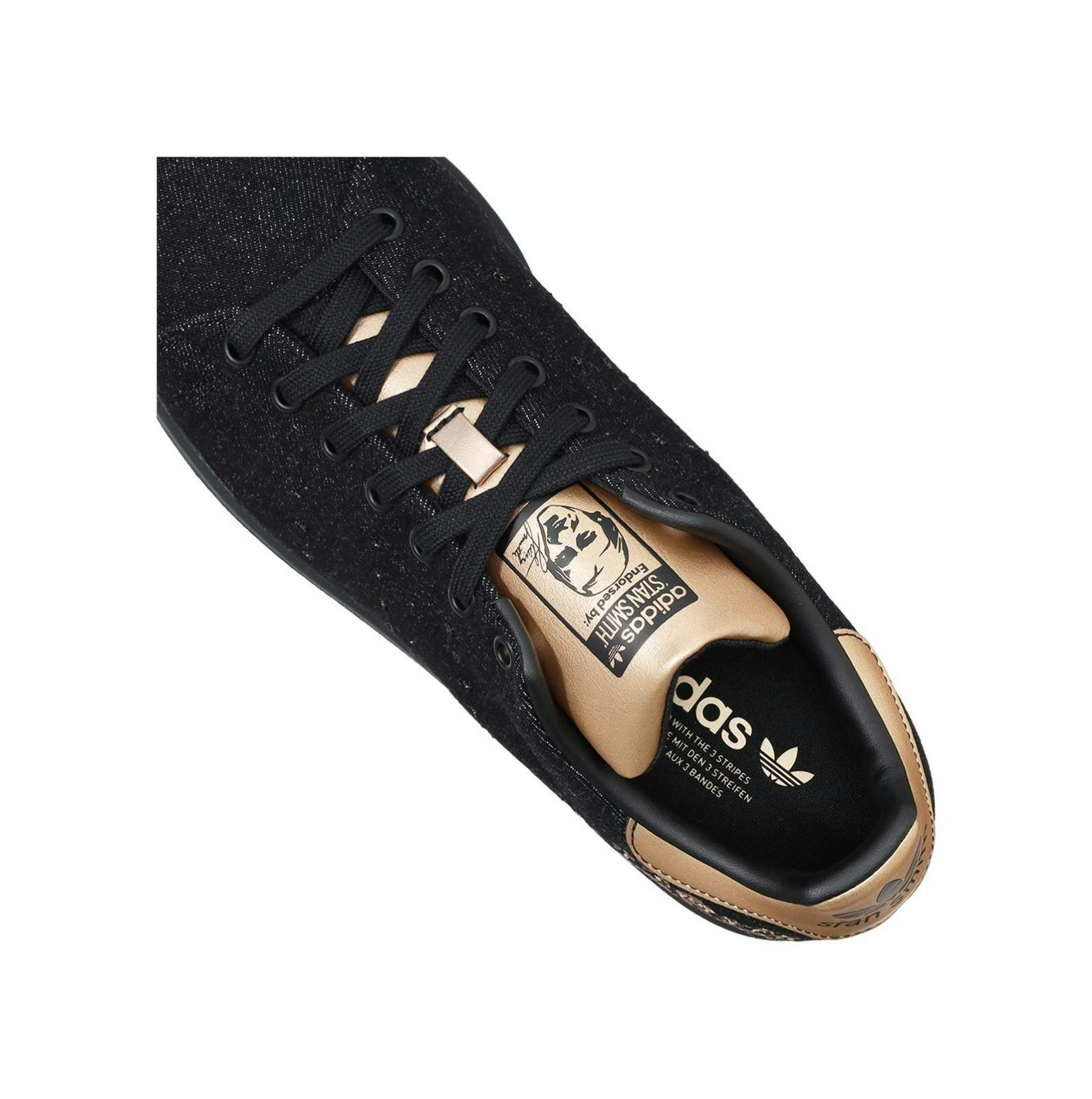 adidas stan smith floral denim shoe