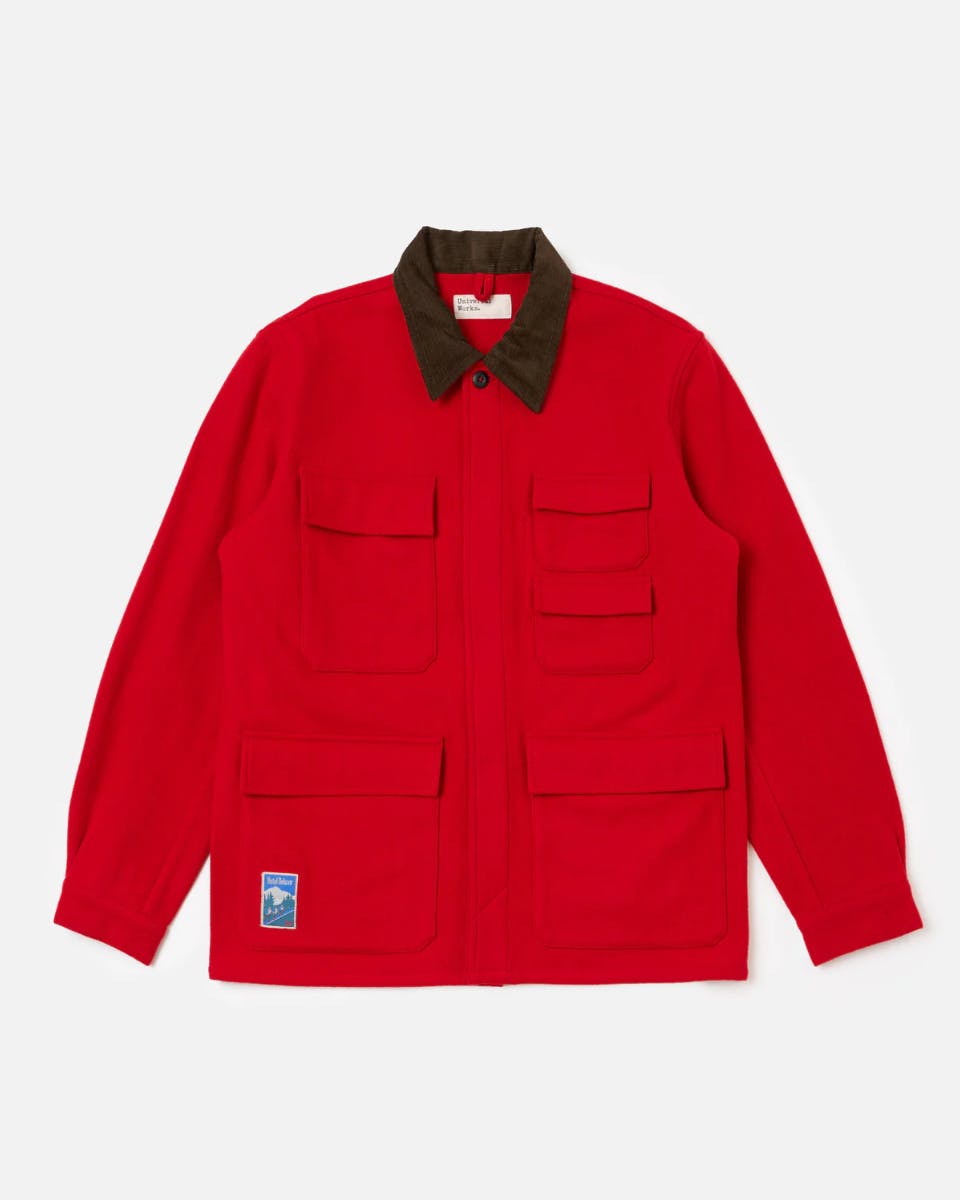 Red Mowbray Military Fatigue Jacket