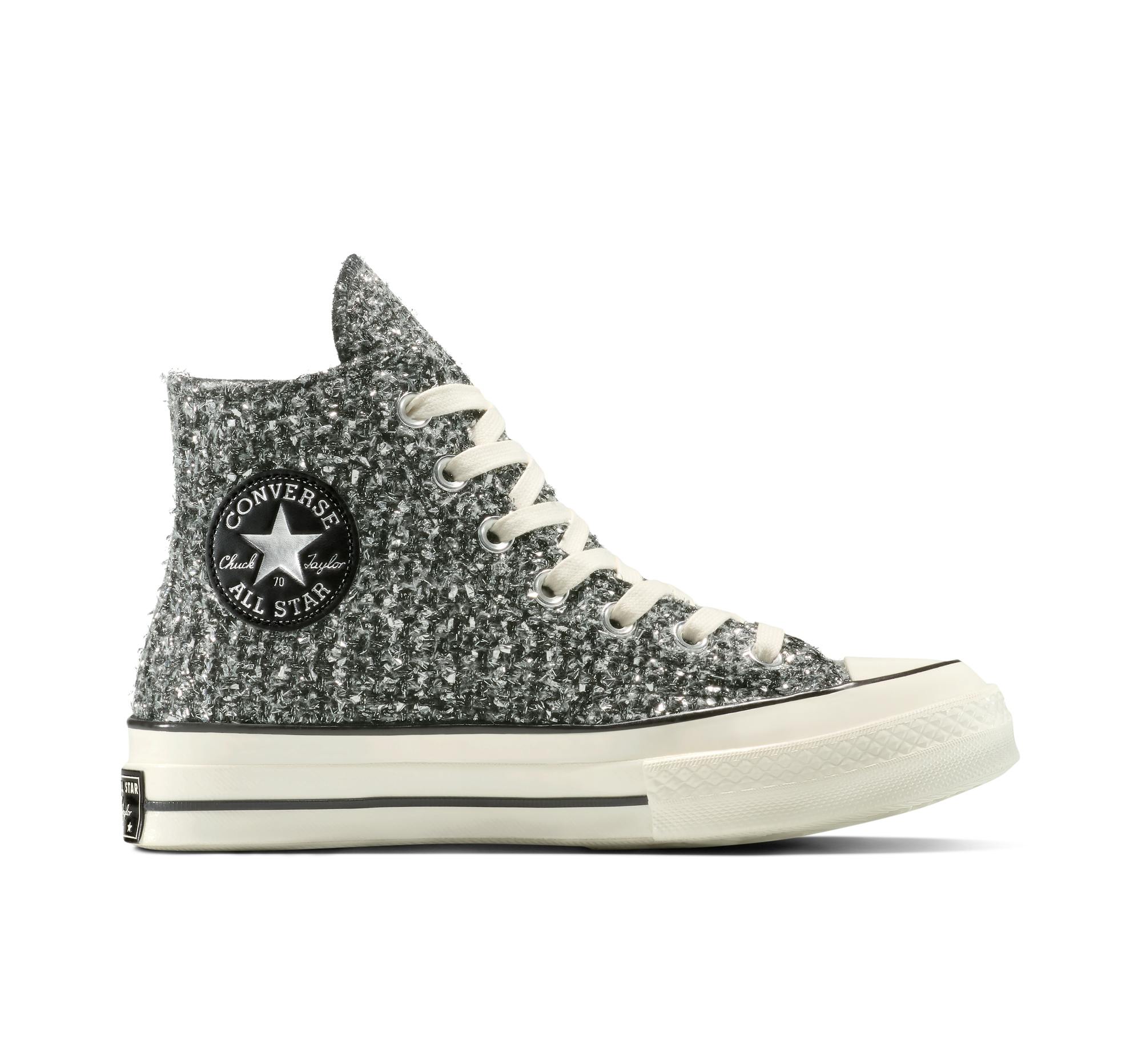 converse chuck 70 metallic tweed