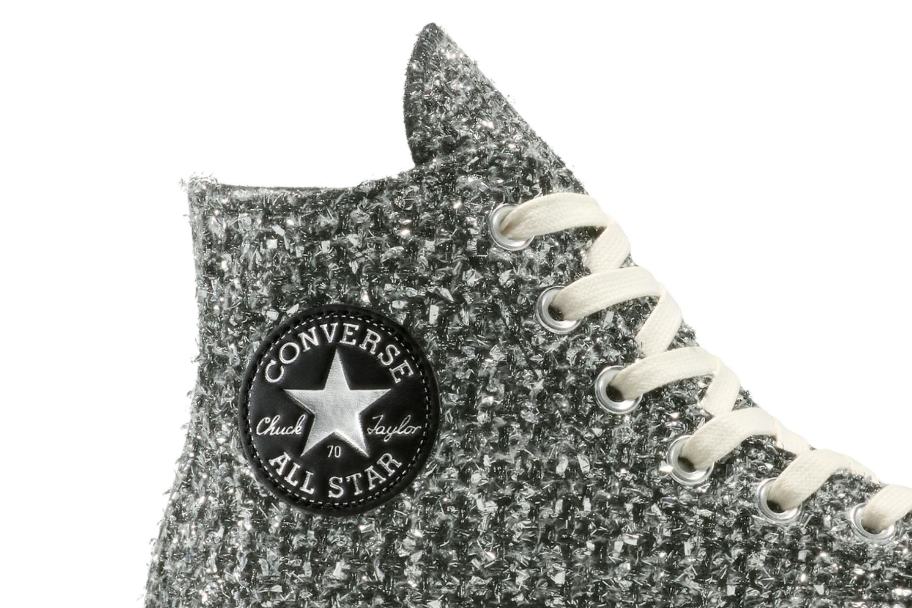 converse chuck 70 metallic tweed