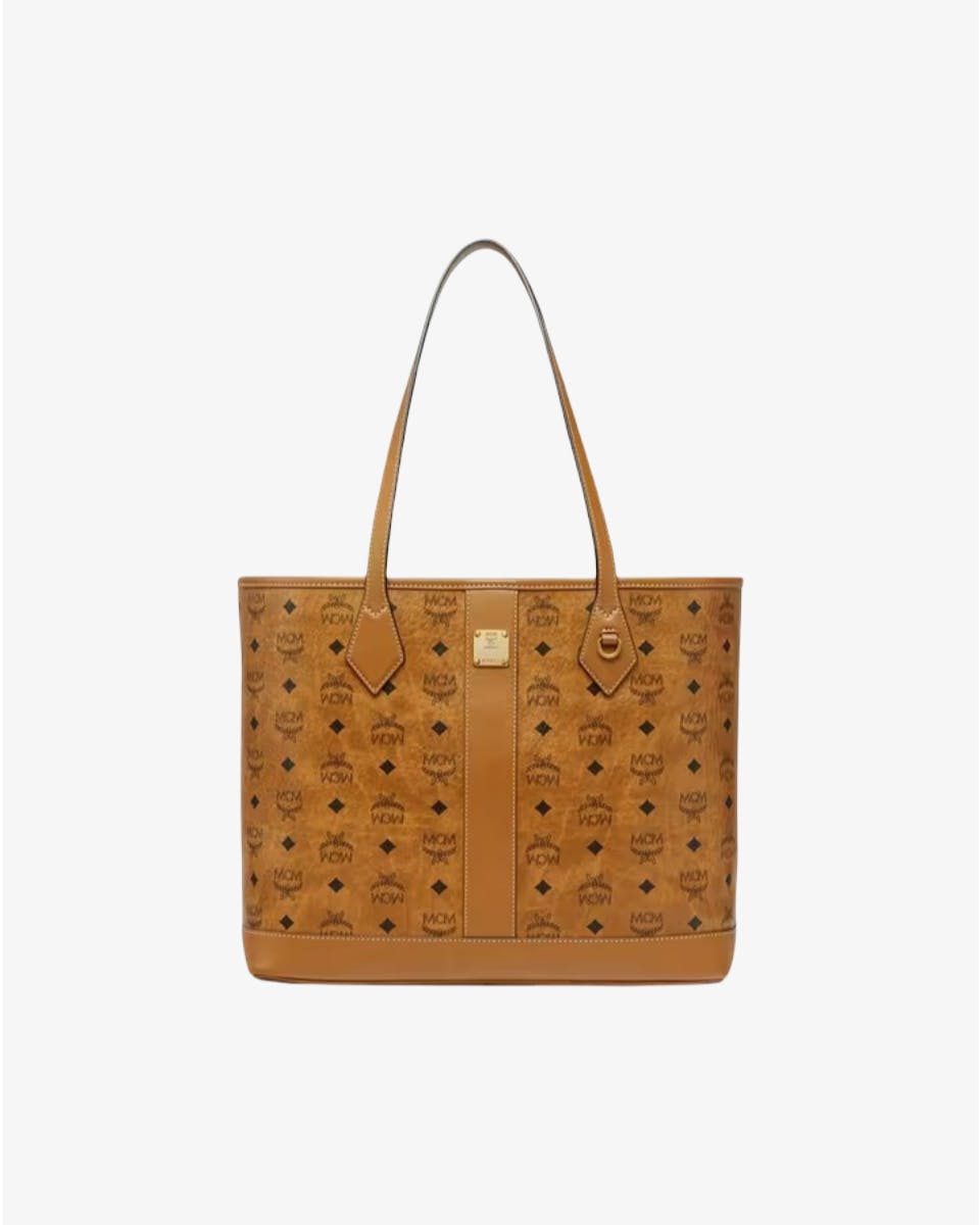 Medium Liz Shopper in Visetos Cognac