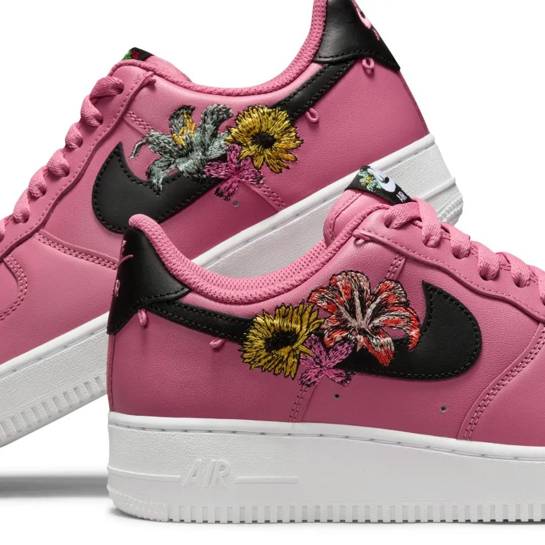 nike air force 1 low, now accepting all flowers, sneakers, floral sneakers