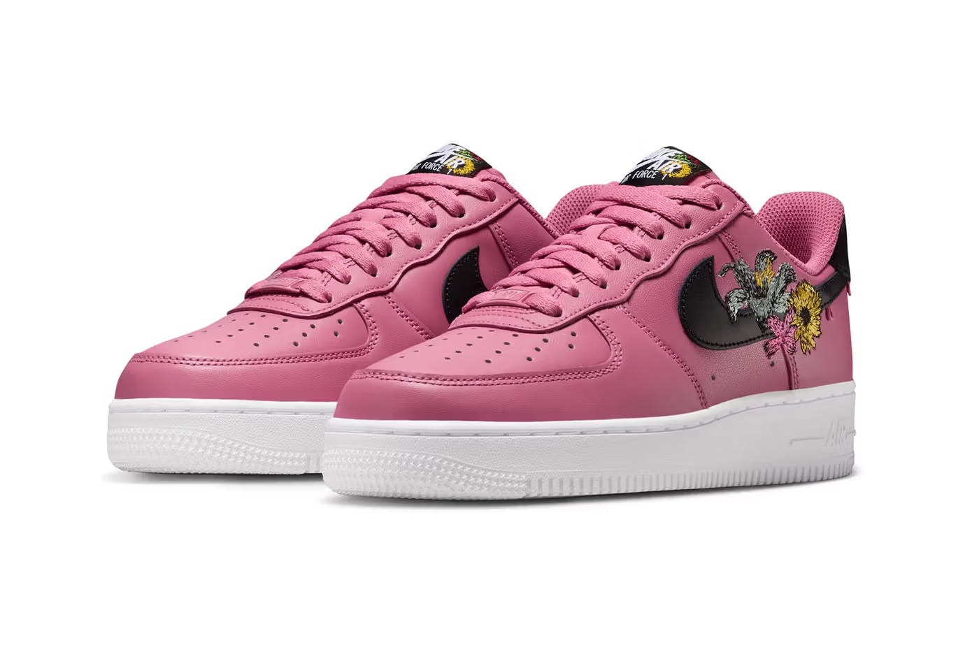 nike air force 1 low, now accepting all flowers, sneakers, floral sneakers
