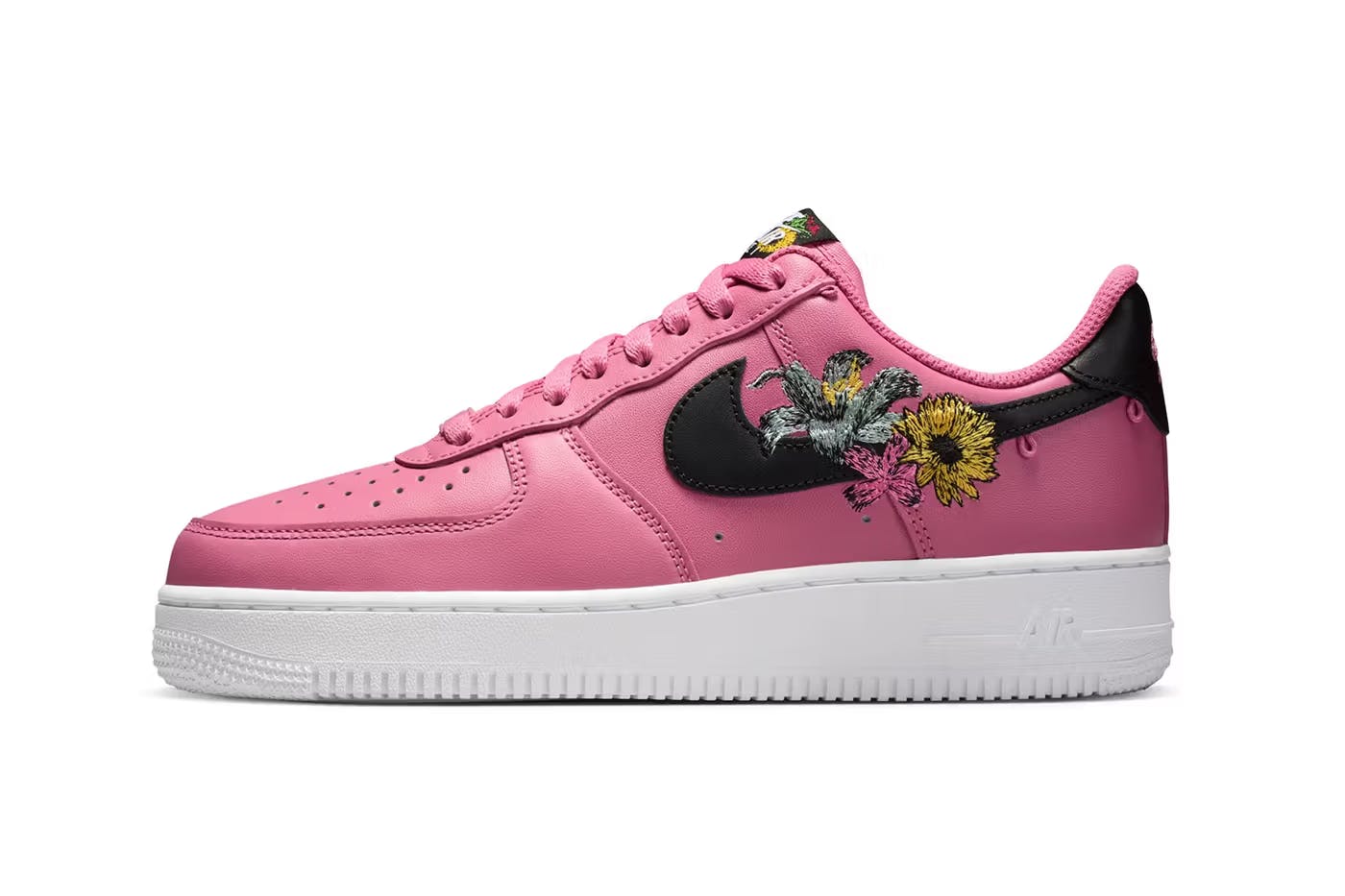 nike air force 1 low, now accepting all flowers, sneakers, floral sneakers