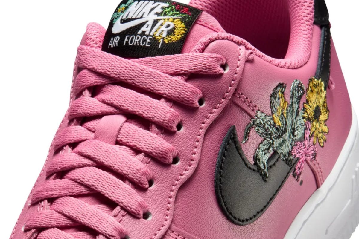 nike air force 1 low, now accepting all flowers, sneakers, floral sneakers